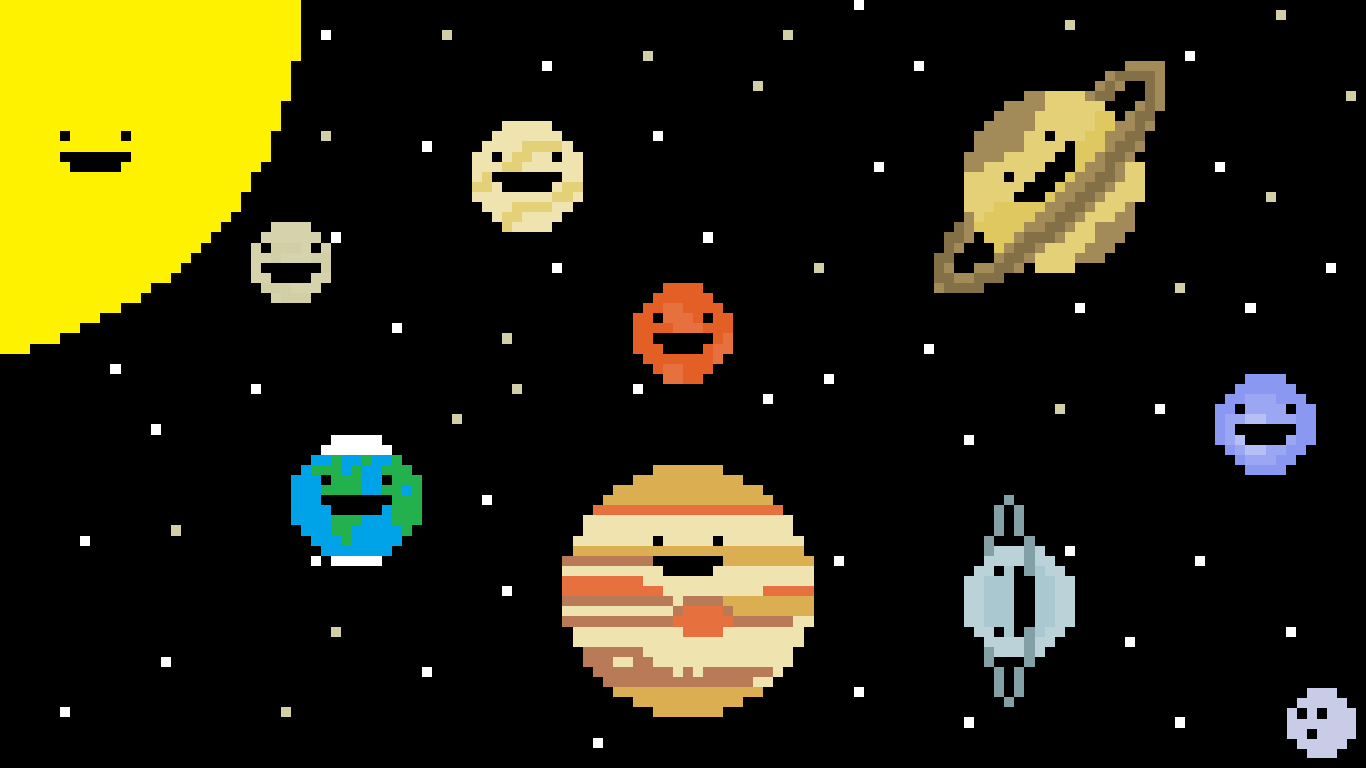 image Of Cute Planets Wallpaper The Calto System