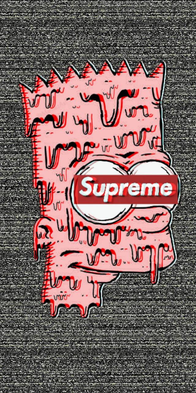 Supreme Bart Simpson Wallpaper