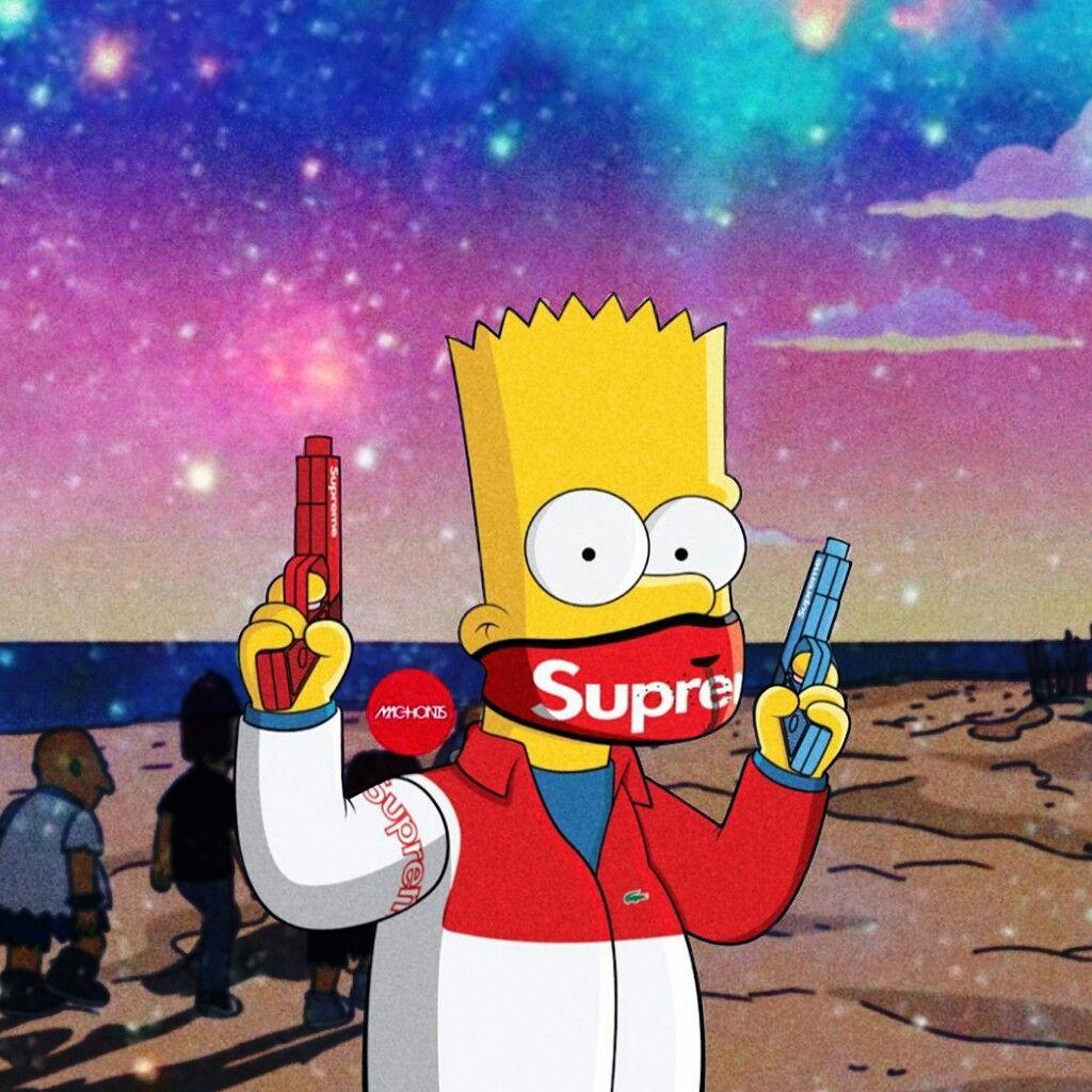 Trend Suprime Supreme Wallpaper HD Simpson Wallpaper iPhone