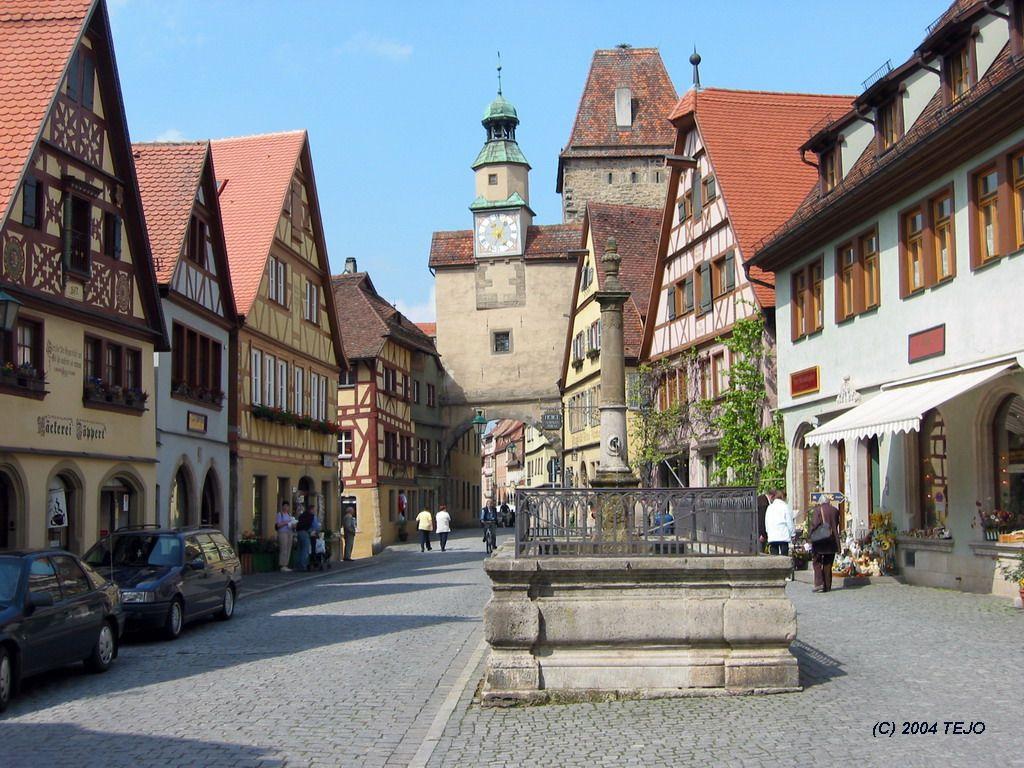 Rothenburg Germany. towns and scenes of germany
