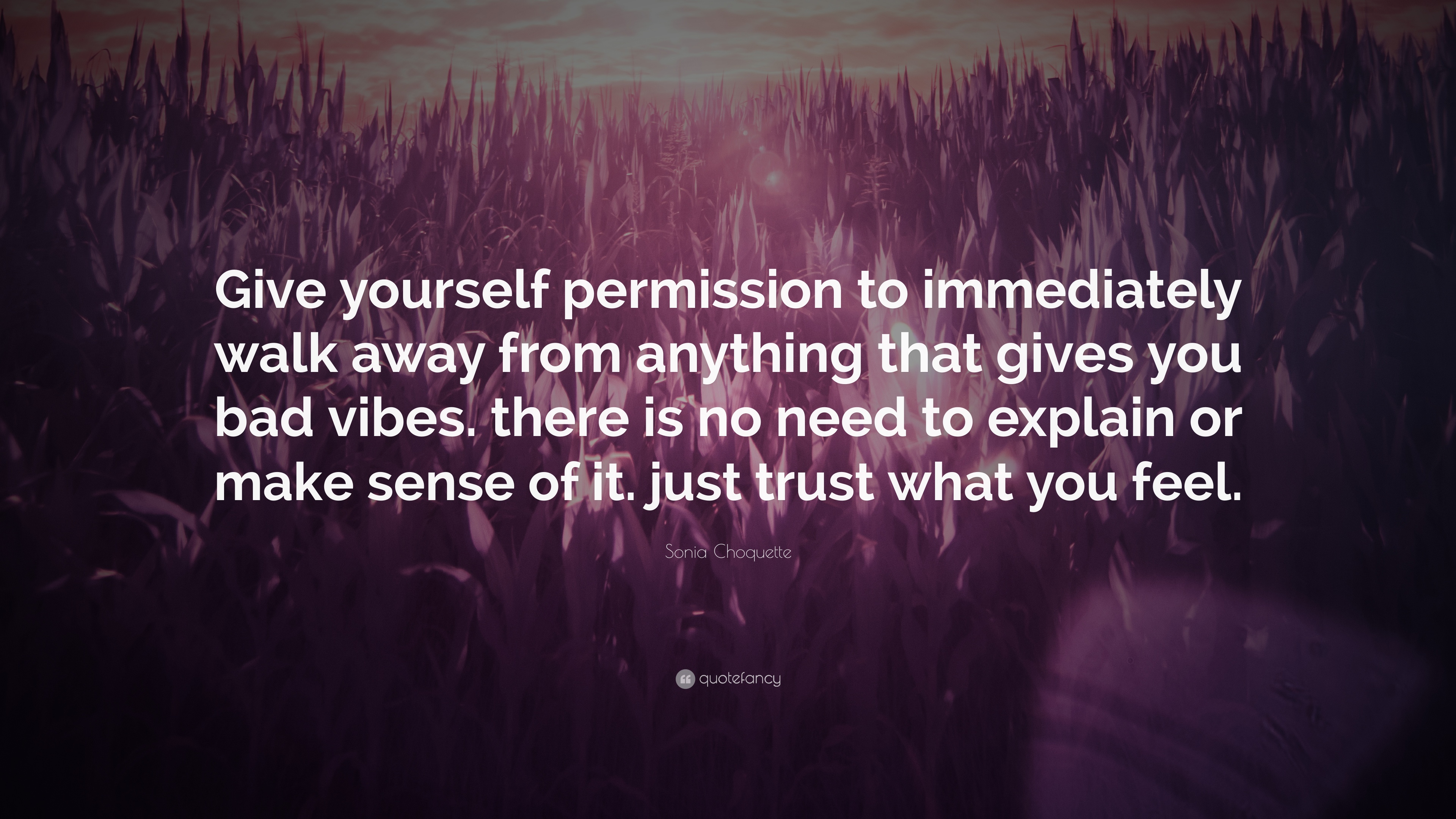 Sonia Choquette Quote: “Give yourself permission to