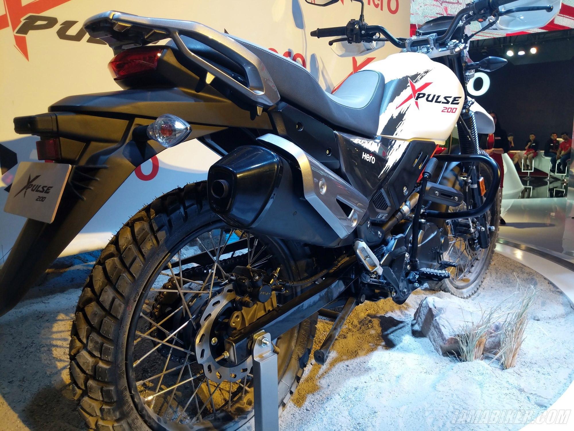 Hero XPulse 200 luggage rack. IAMABIKER