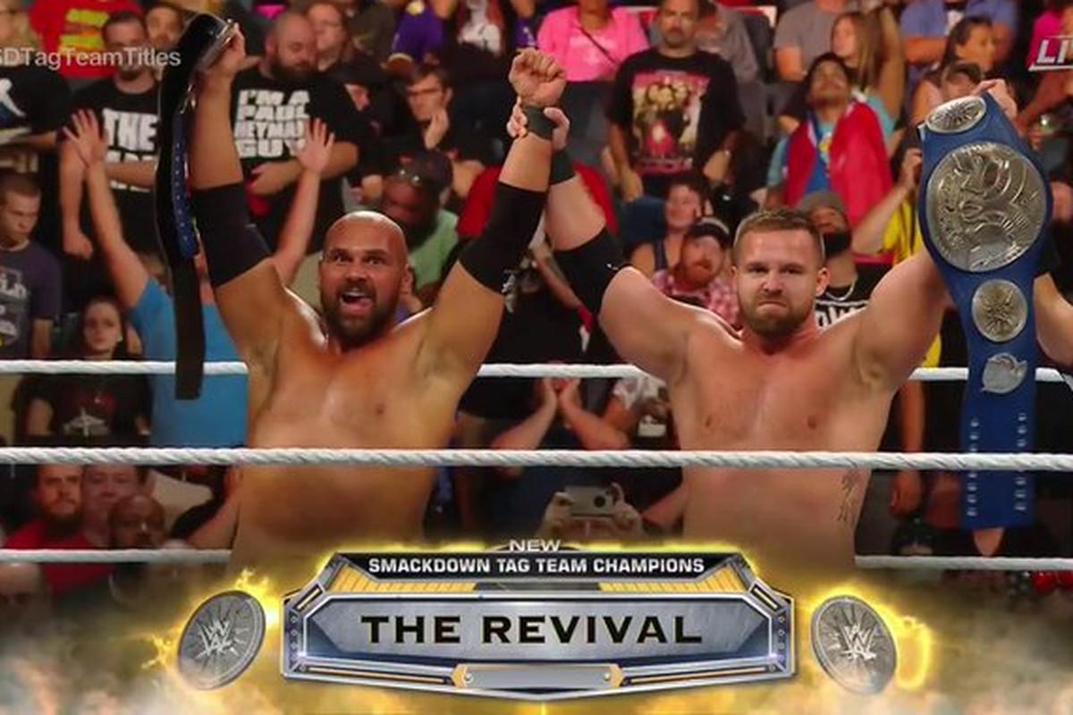 The Revival win the SmackDown tag team titles