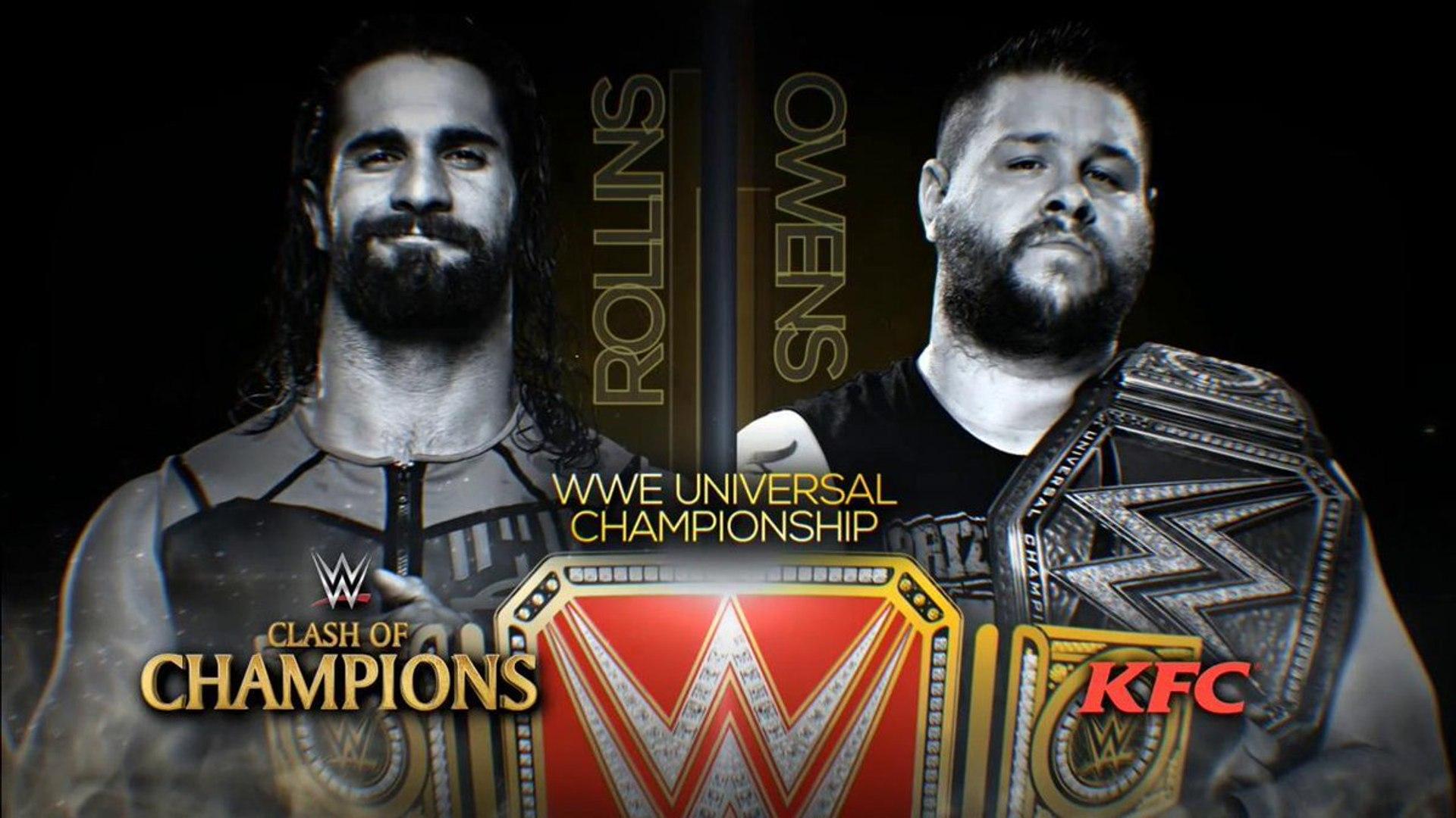 Kevin Owens vs Seth Rollins of Champions 2016