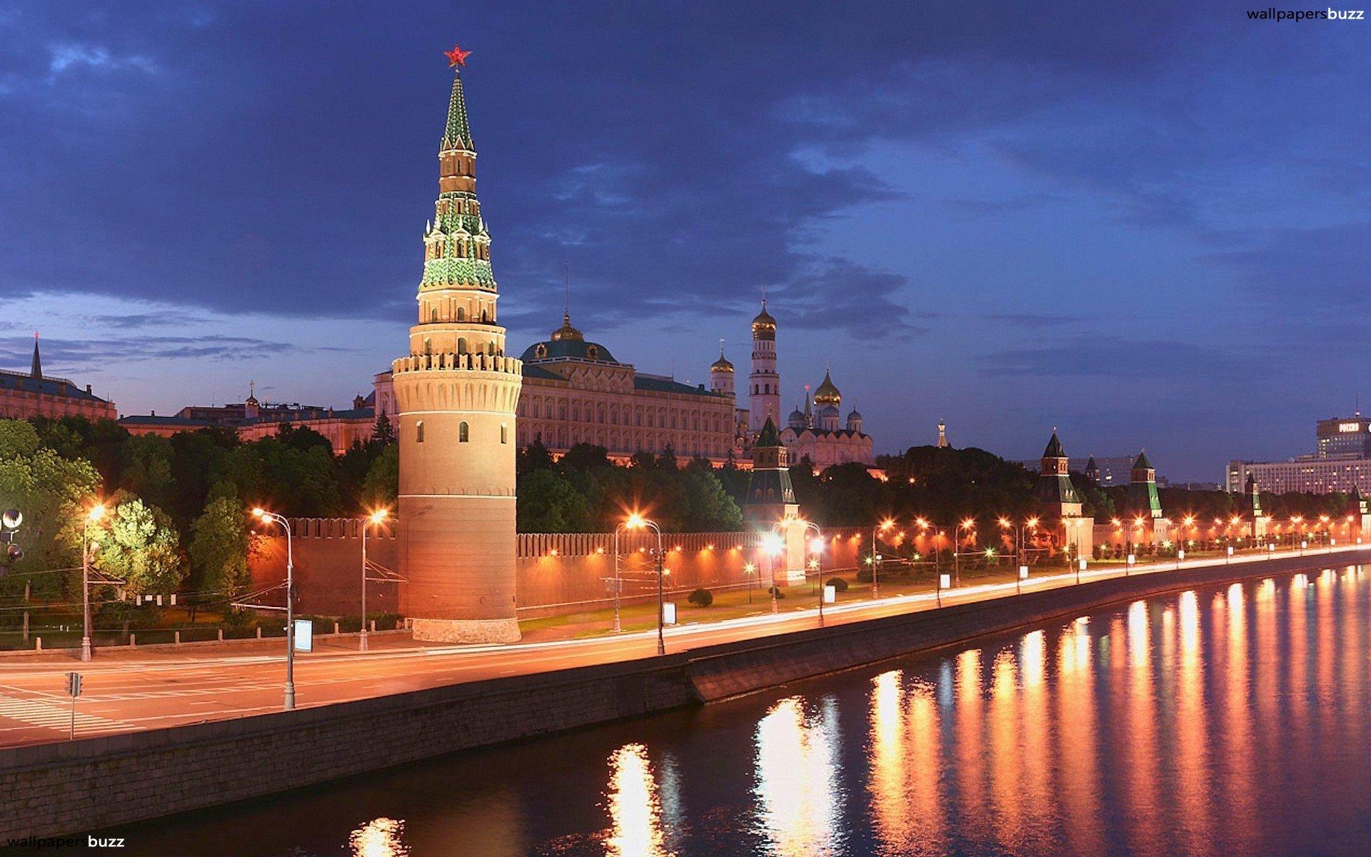 Moscow At Night HD Wallpaper