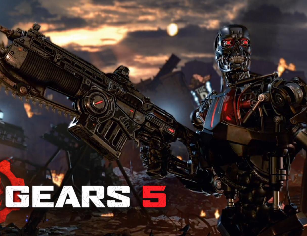 Gears 5 Terminator Dark Fate Reveal. Microsoft Press Conference E3 2019