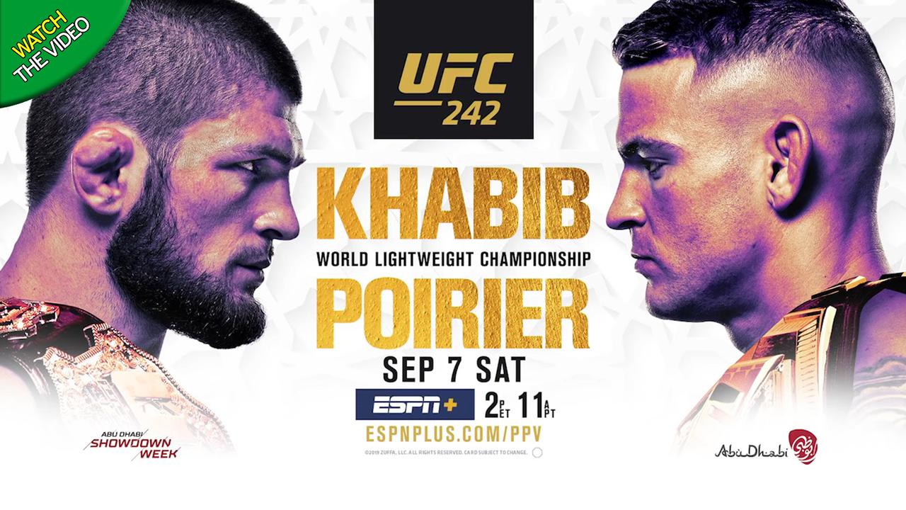 Anticipation Builds For Khabib Poirier Clash At UFC 242