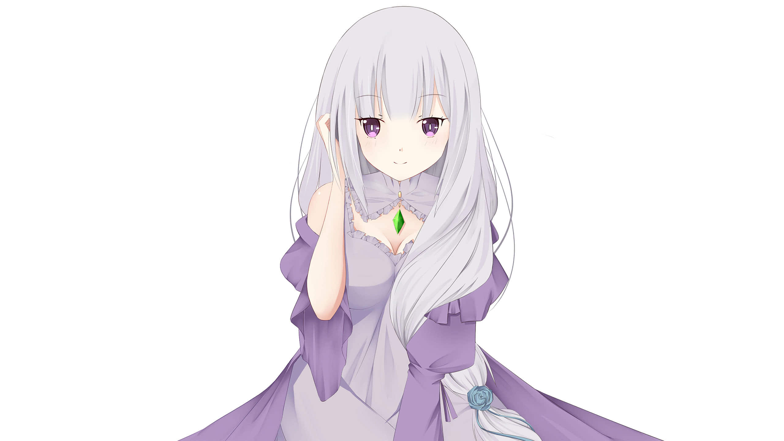 Re:Zero Starting Life In Another World Emilia Nendoroid WQHD