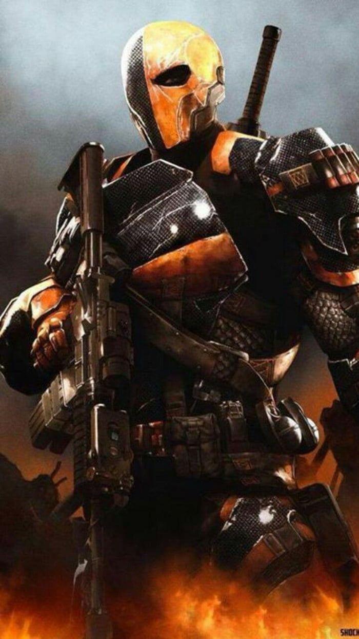 Found this cool deathstroke wallpaper. DeathStroke