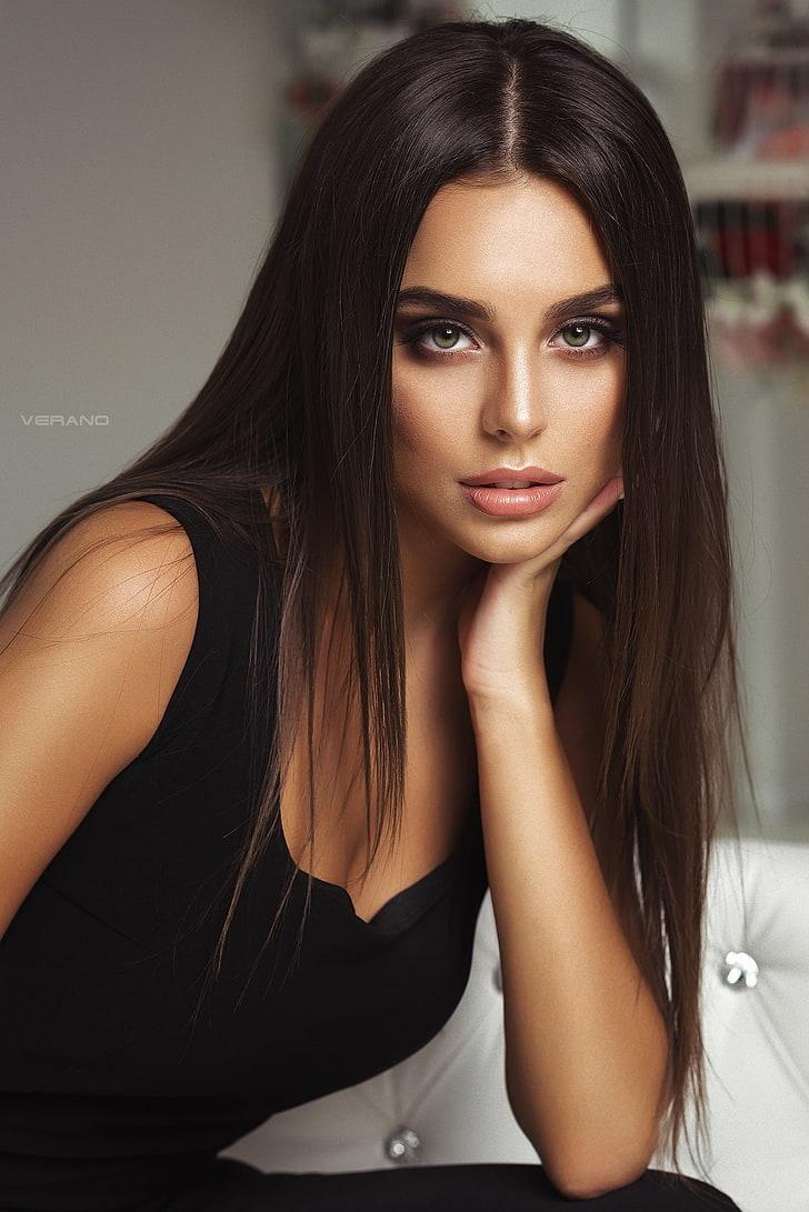 HD wallpaper: portrait, women, model, face, Nikolas Verano