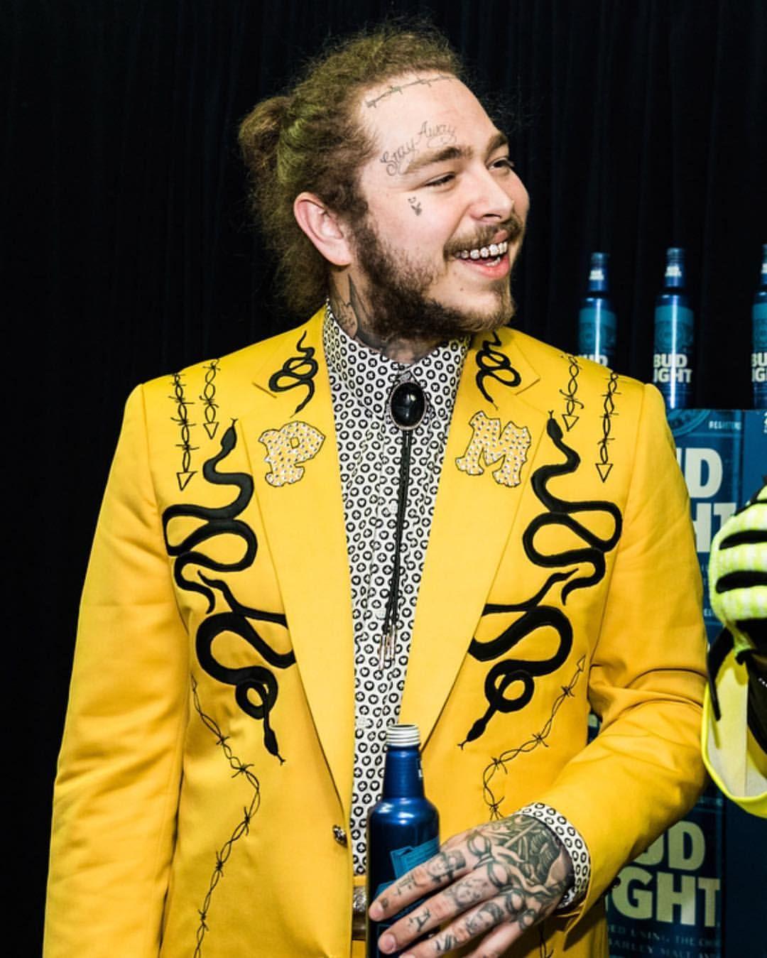 this suit is unreal #postmalone. POSTY. Post