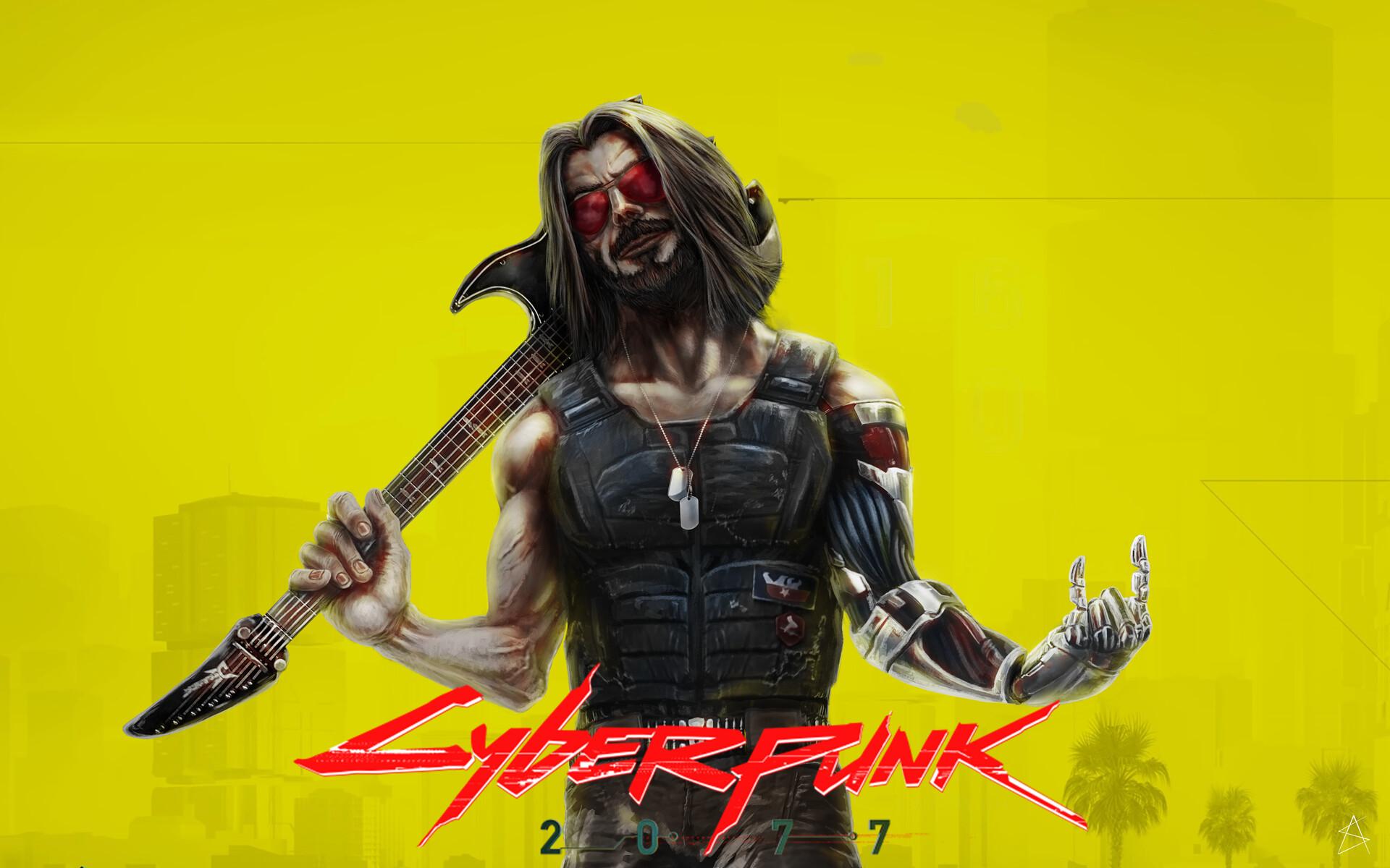 Johnny Silverhand aka Keanu Reeves In Cyberpunk 2077