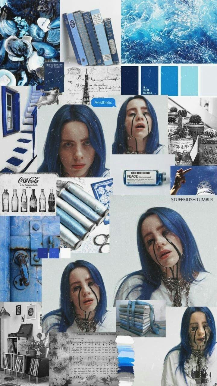 Aesthetic Billie Eilish Collage Wallpaper