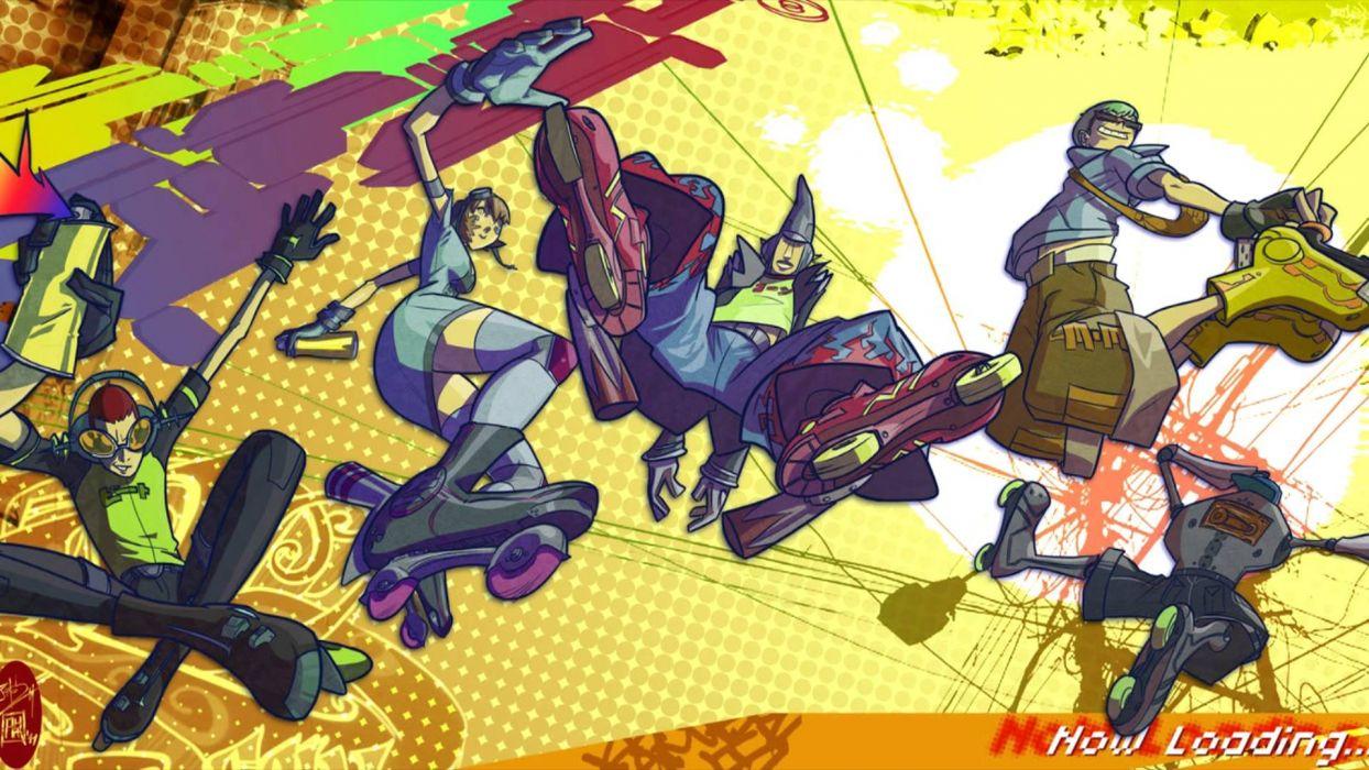 JET SET RADIO action platform sports grind sega anime game