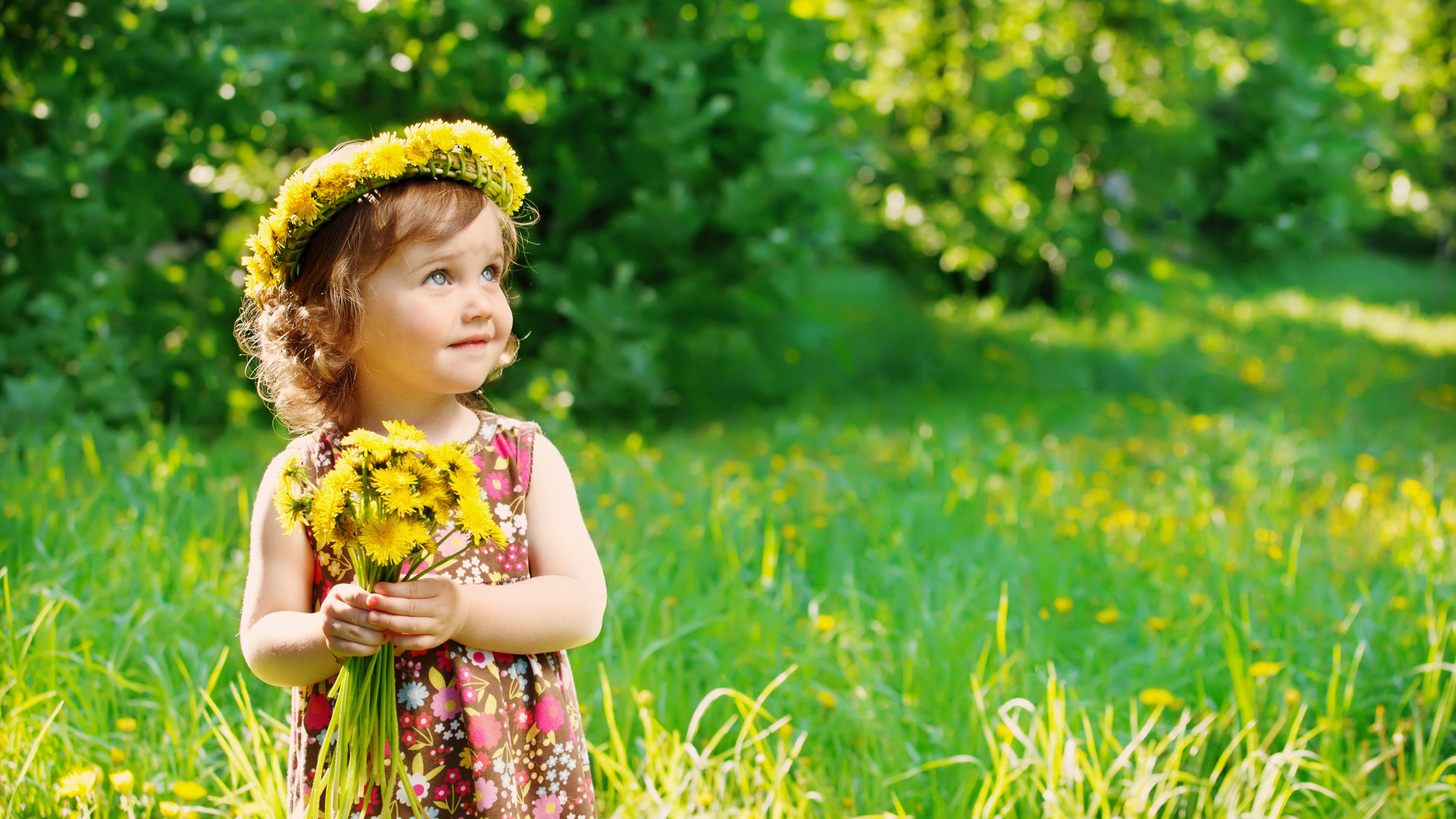 Wallpaper Cute Girl, Flowers, Garden, 5K, Cute, # Cute