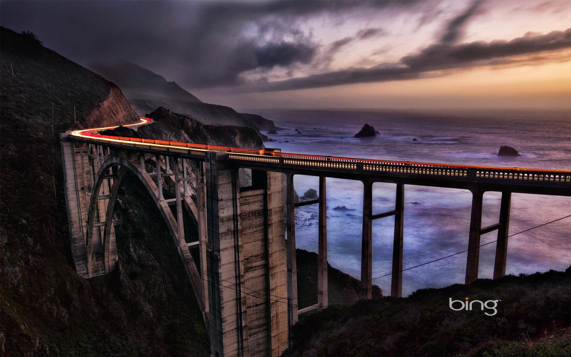 Bixby Creek Arch Bridge Wallpaper Download