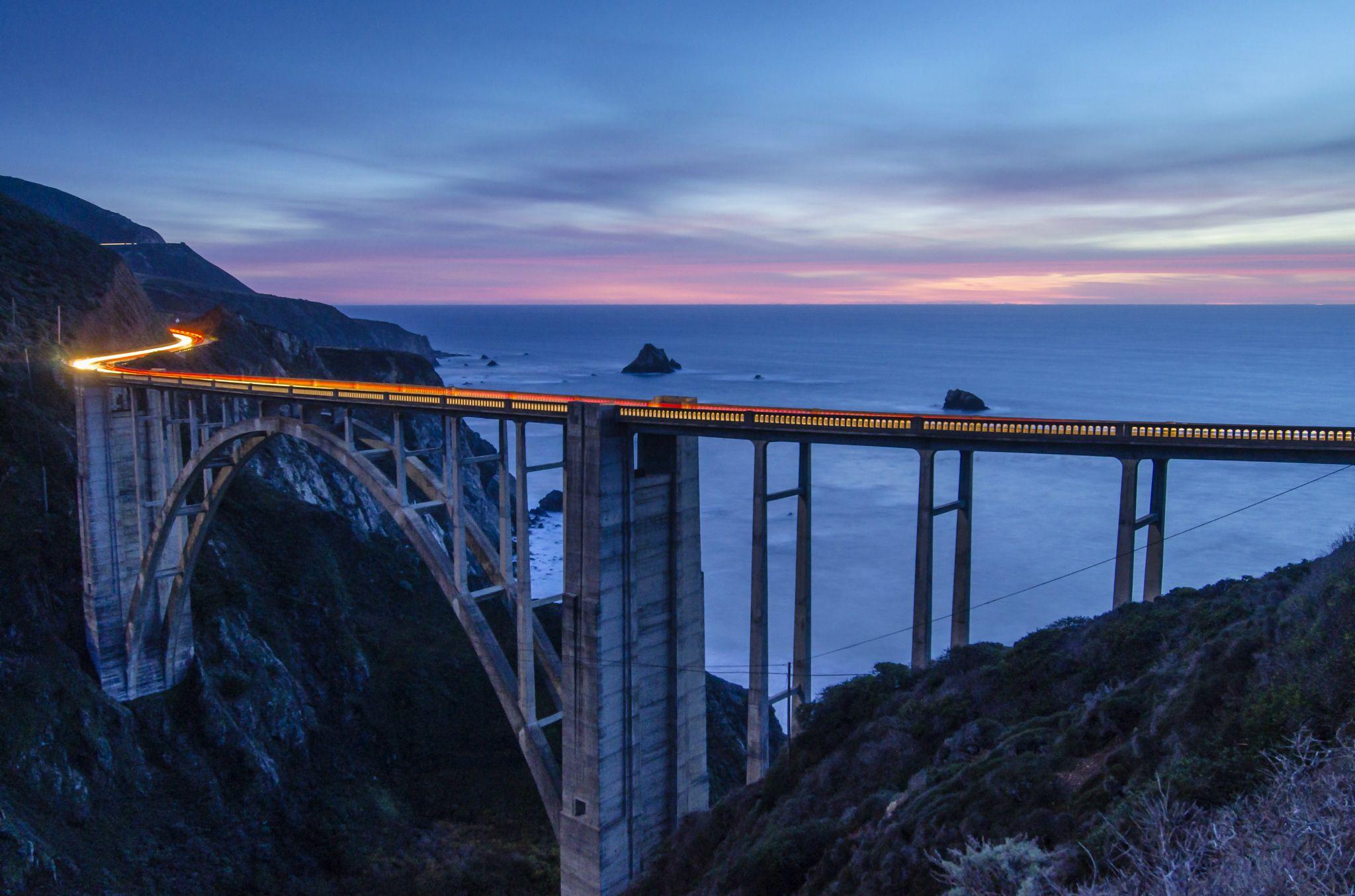 Bixby Creek Bridge. Bixby Creek Bridge in California, USA