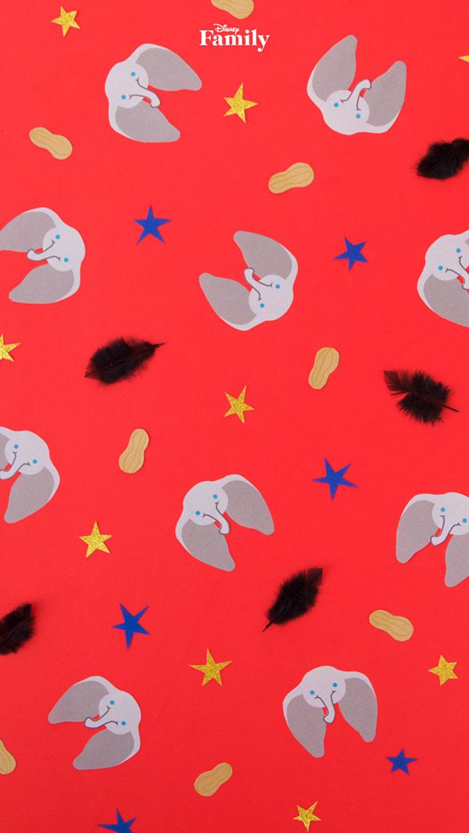 Disney's Dumbo Phone Wallpaper Background