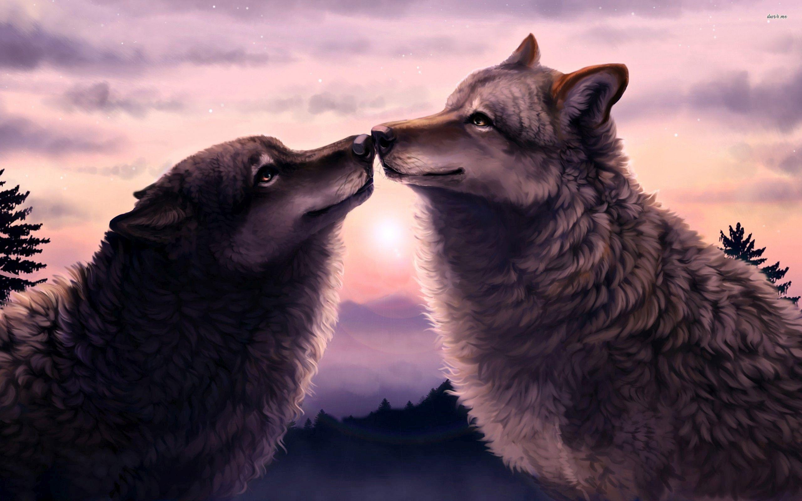 Love Wolf Wallpapers