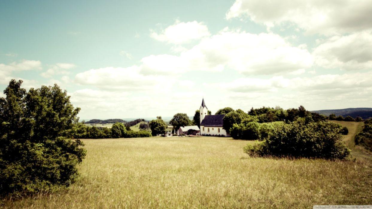 Old Country Churches Wallpaper