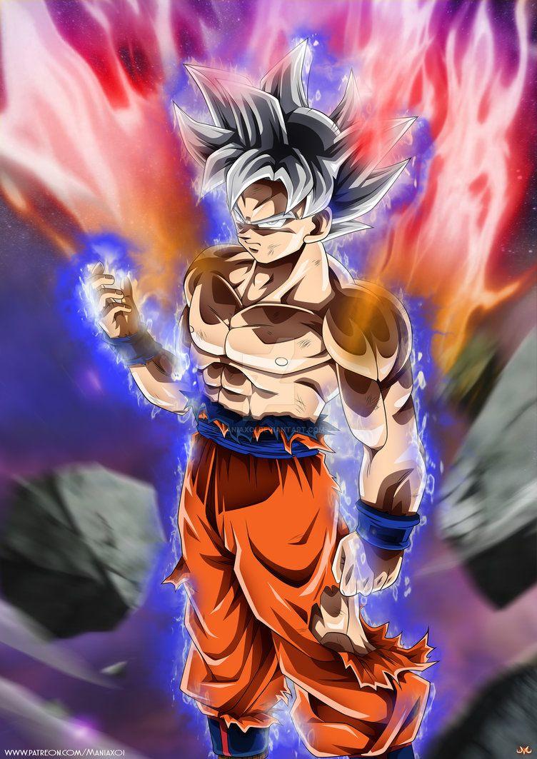 Goku Mastered Ultra Instinct by Maniaxoi. Anime dragon ball super, Dragon ball goku, Dragon ball super goku