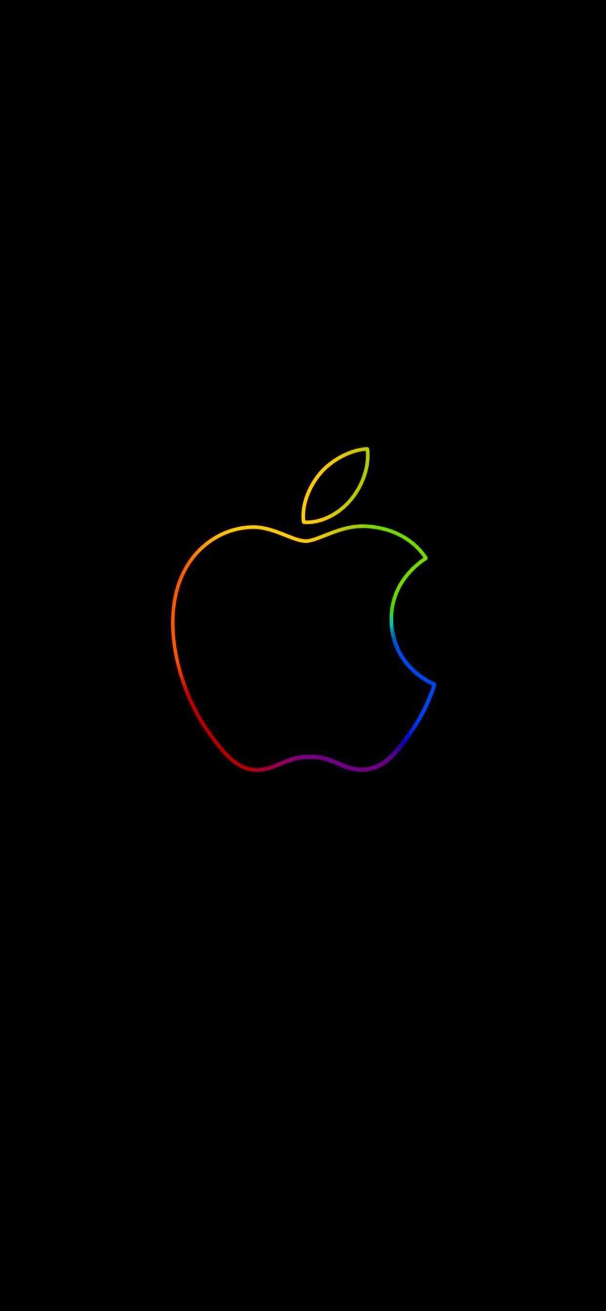 Apple Logo Neon. Apple logo. Apple logo, Apple