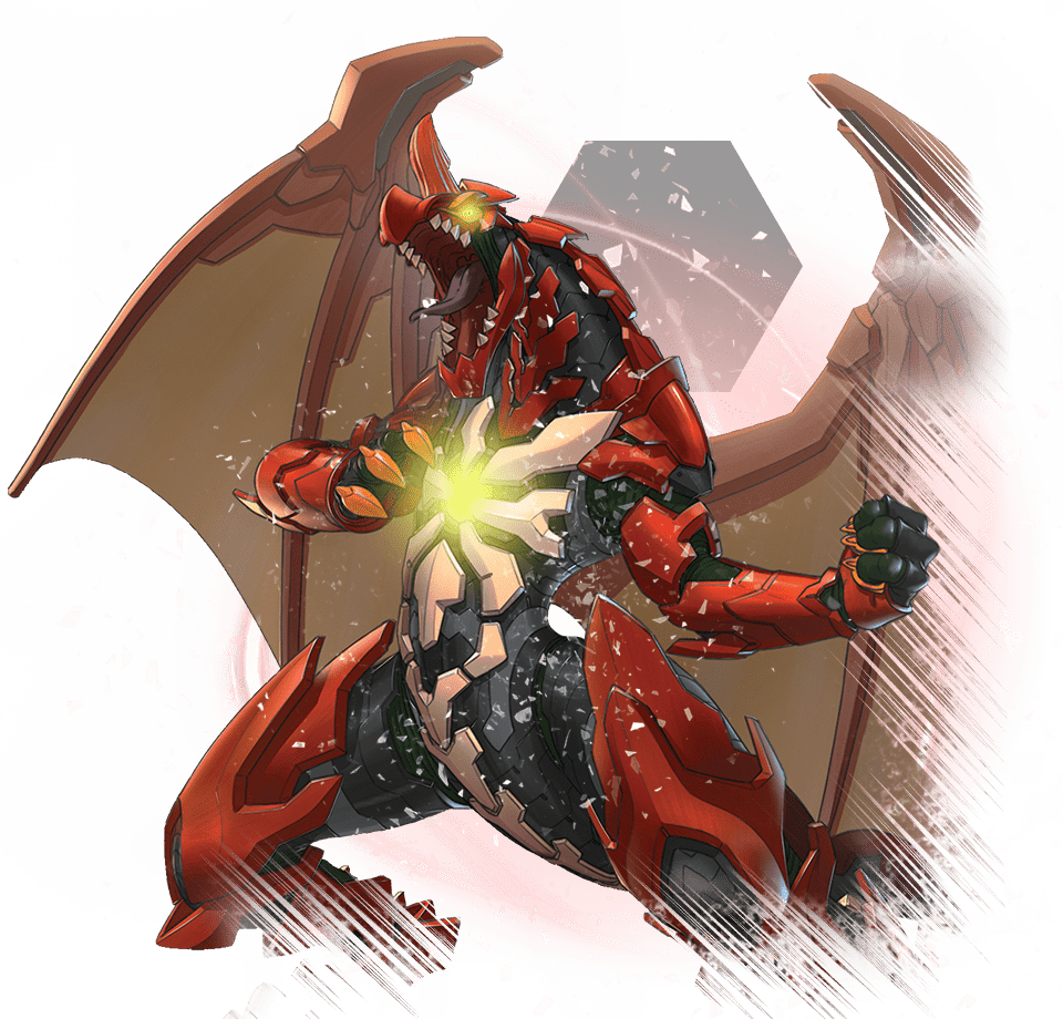 Bakugan Dragonoid Red Dragon 7 inch Anime Action Figure Spin Master Sega  2009 | eBay