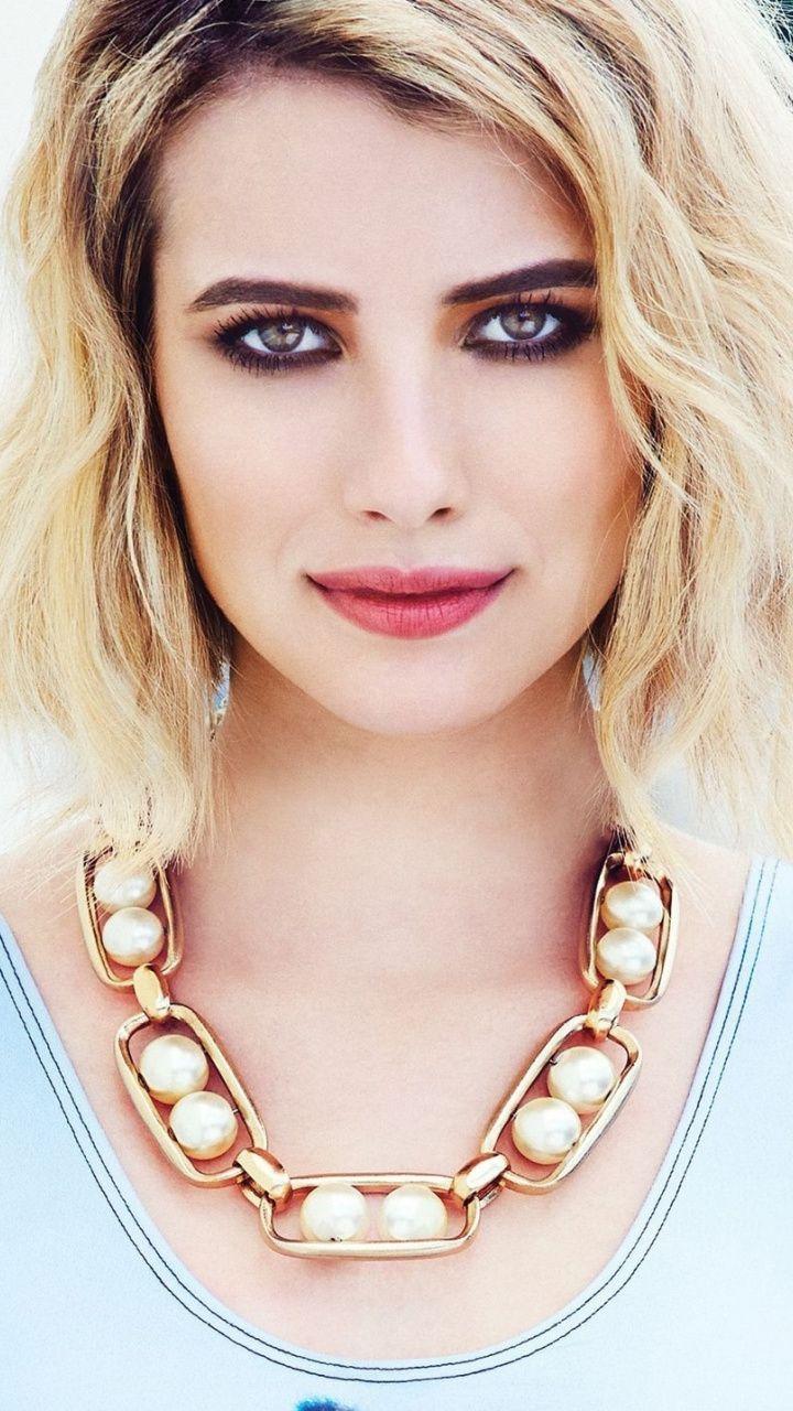 Emma Roberts, Elle, blonde, 2018, 720x1280 wallpaper