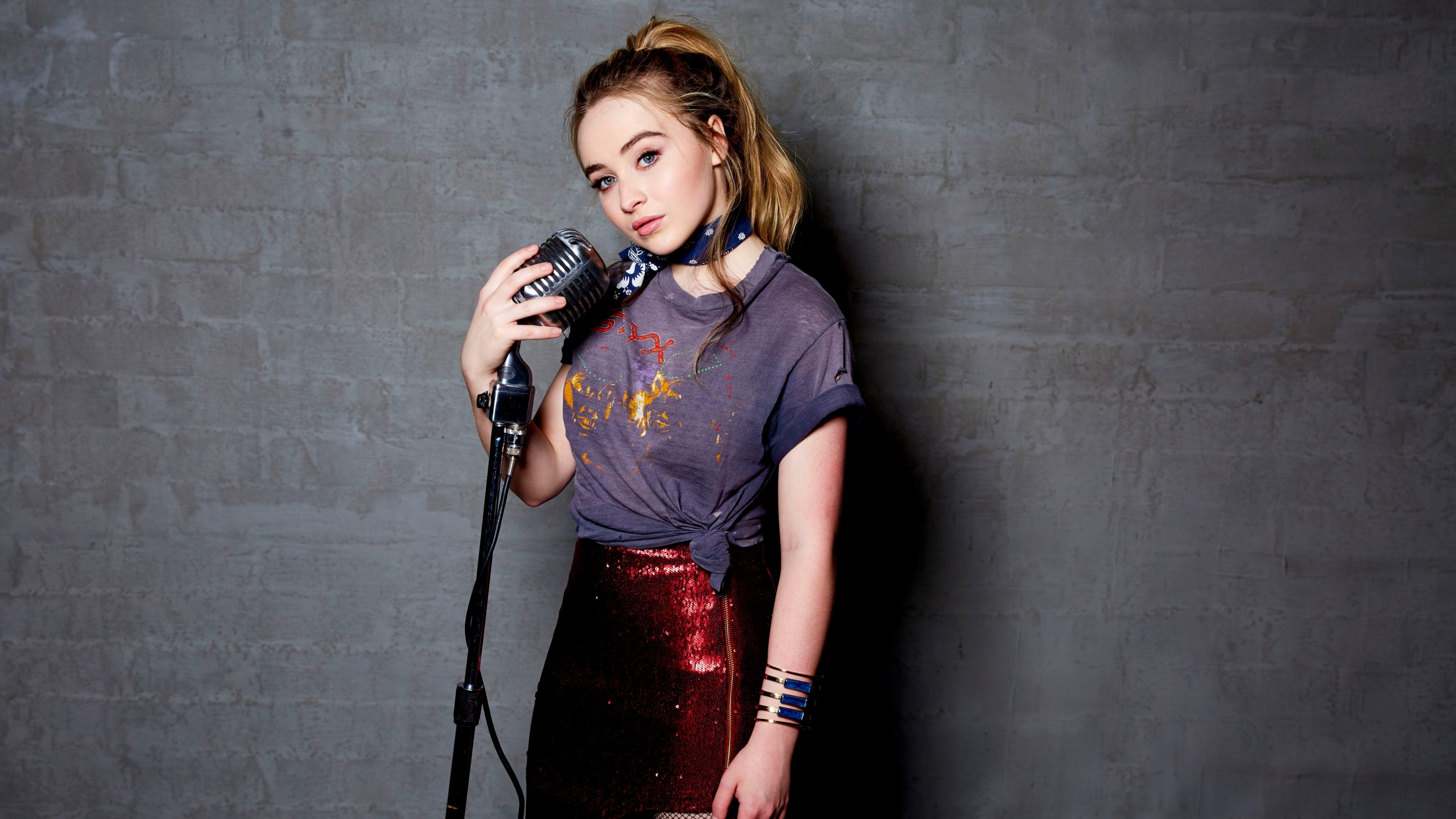 Download 3840x2160 Sabrina Carpenter, Singer, Blonde