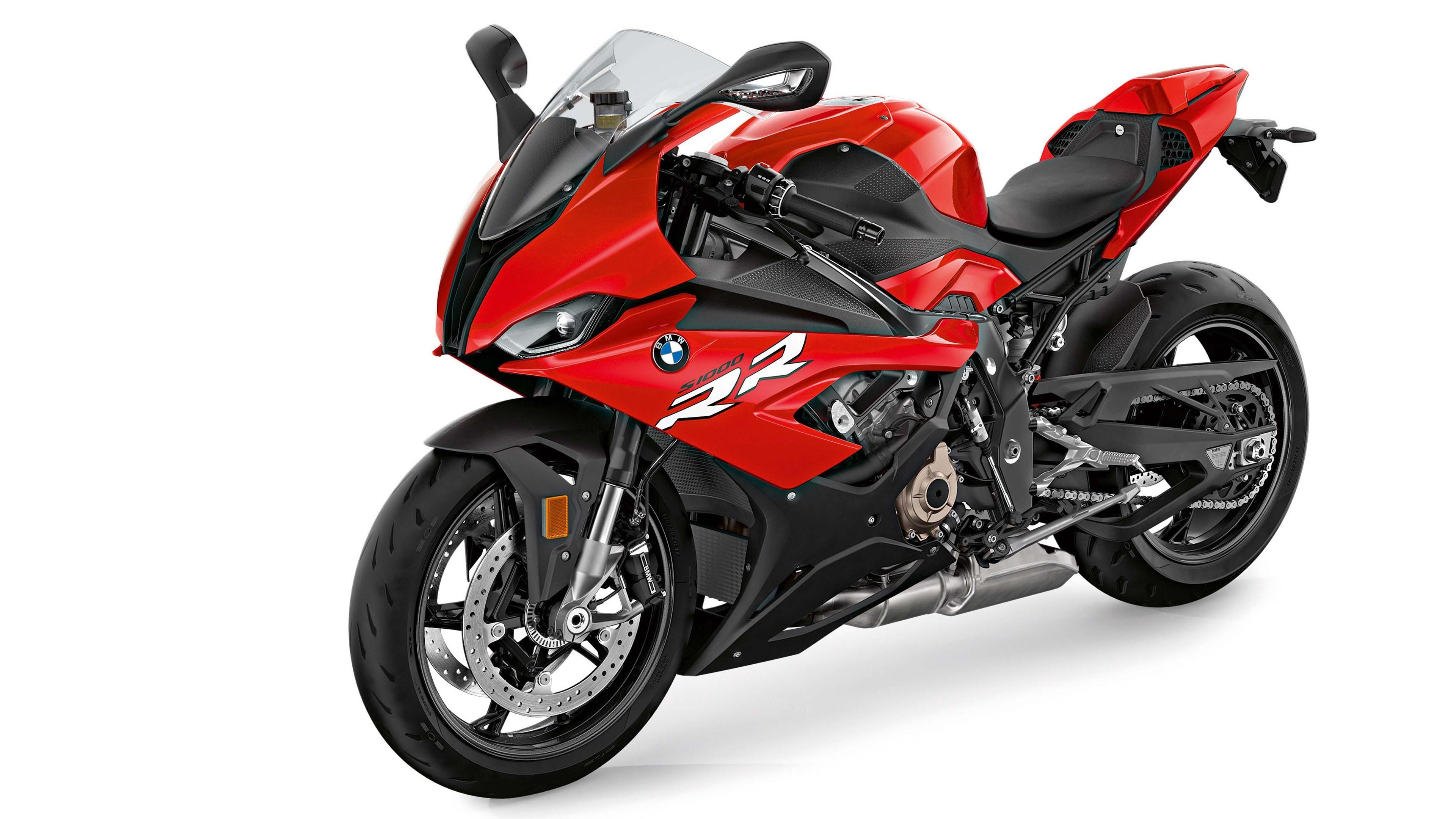 4K Image of 2019 BMW S1000RR Red Motorcycle