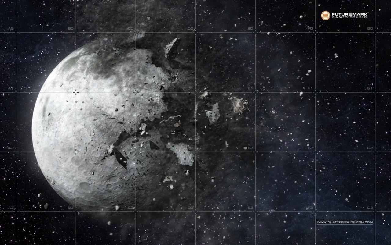 Originalwide Shattered Horizon Wallpaper Destroy