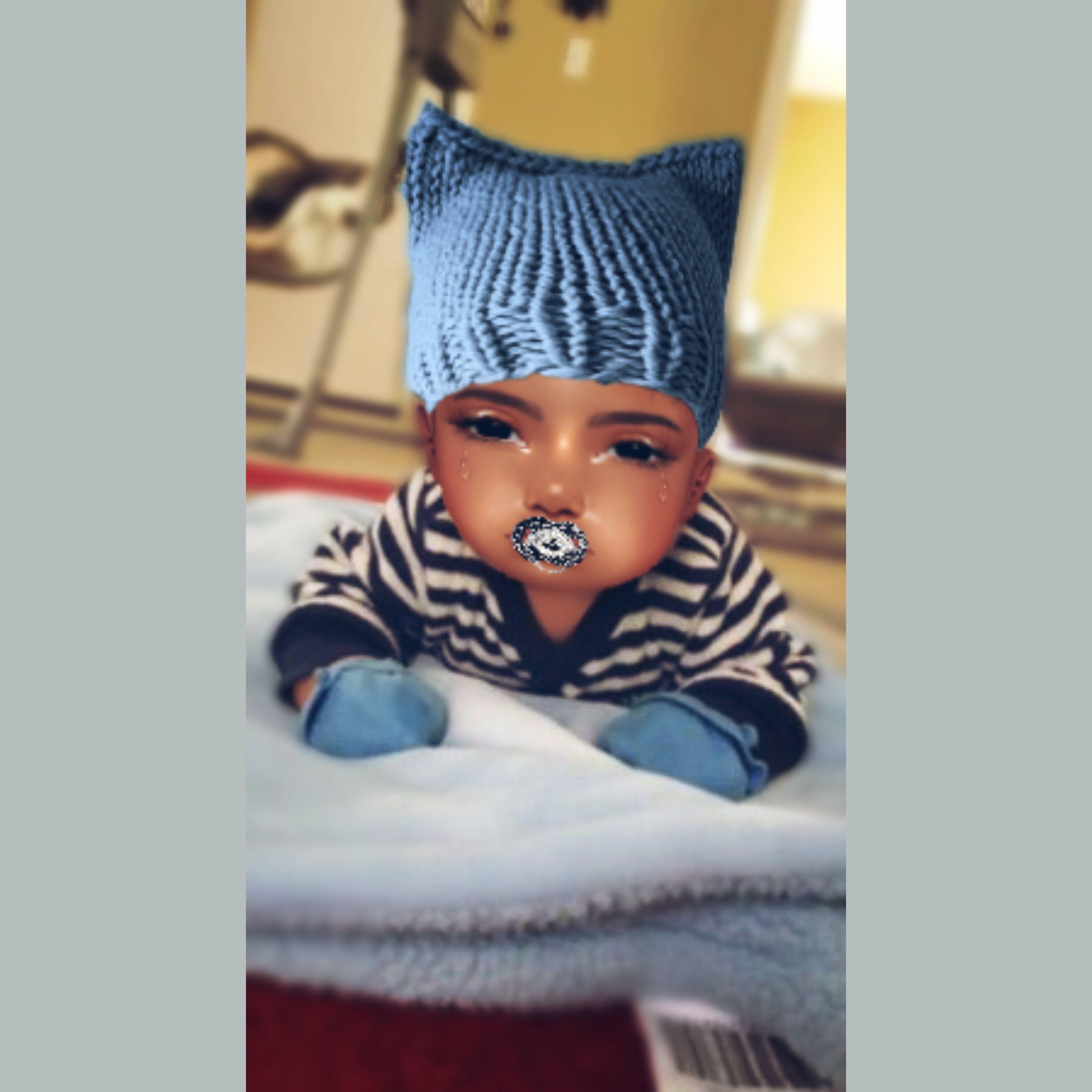 My last baby boy he 3 months #imvu. Baby boy, Boys, Black love art