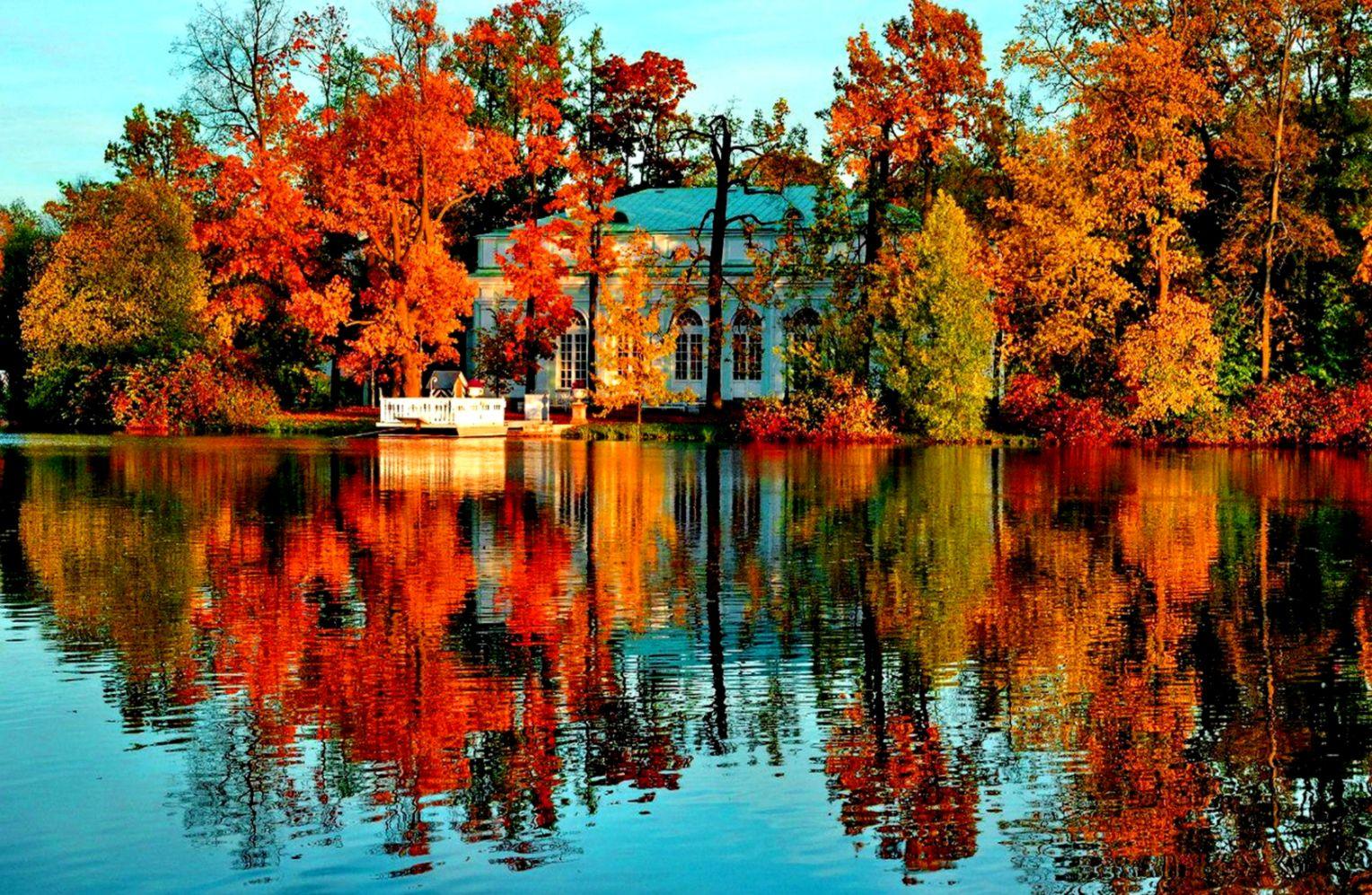 Autumn Reflection Wallpaper