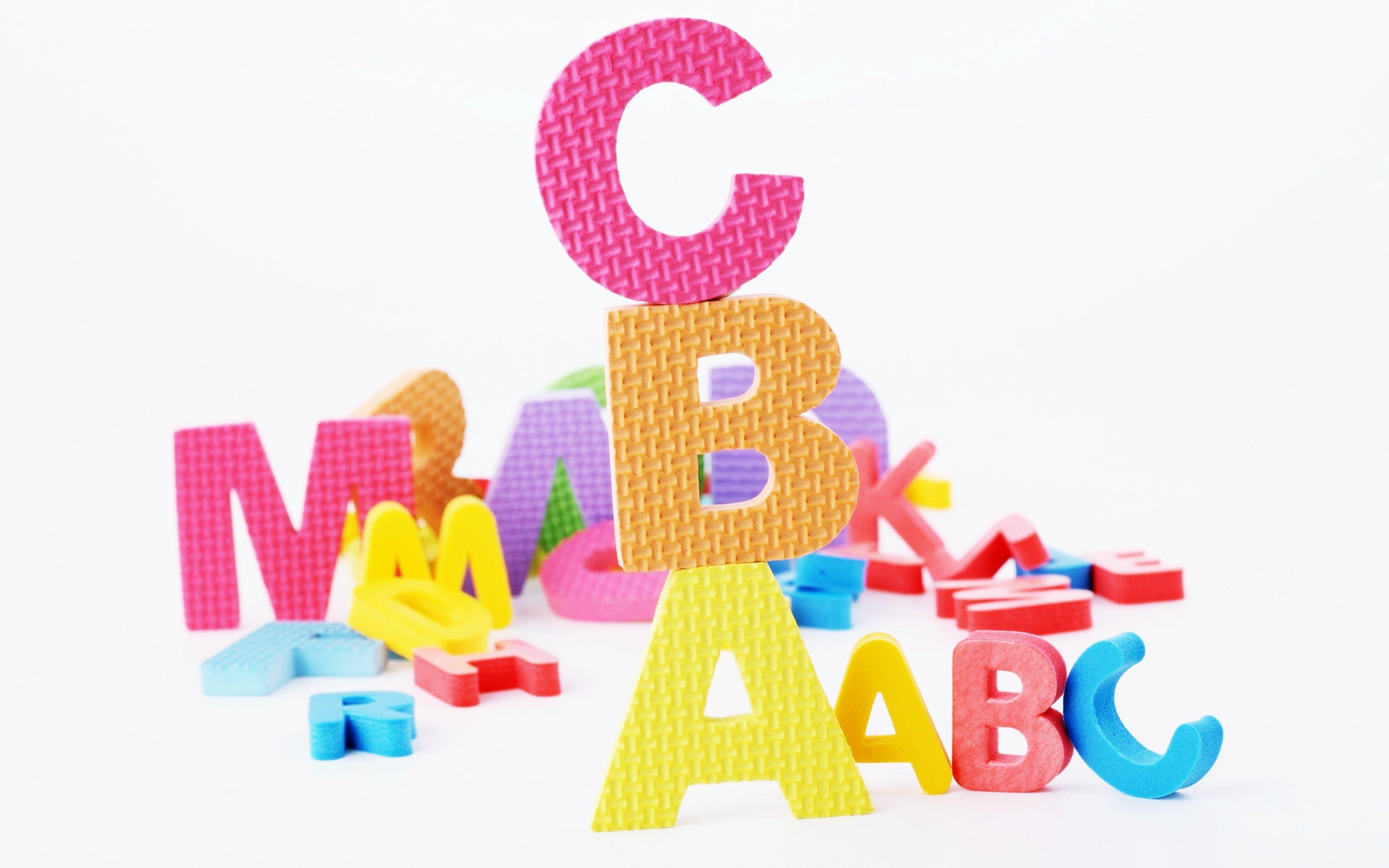 ABC letters alphabet Students study kids children school
