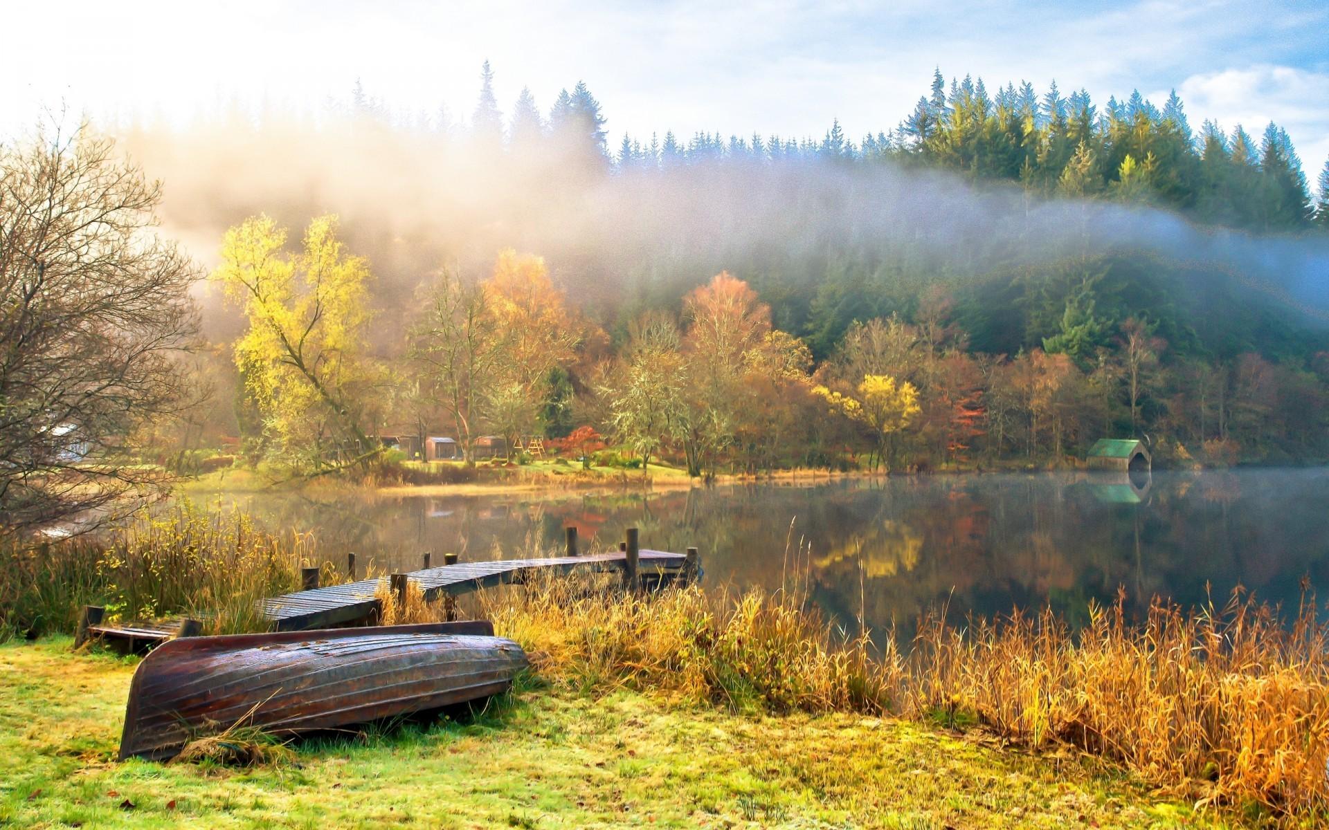 Amazing, Lake, Trees, download, Sky, Autumn Background Image