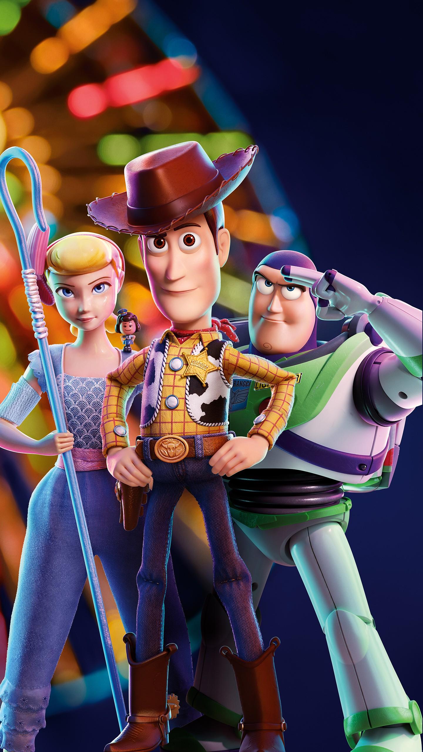 Toy Story 4 Bo Peep Woody Buzz Lightyear 4K 8K Wallpaper. HD