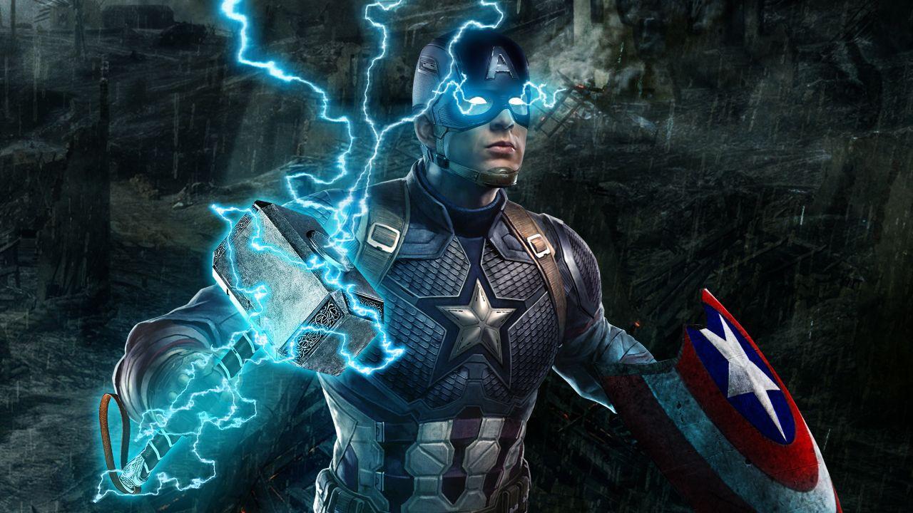 Wallpaper Captain America, Avengers: Endgame, 4K, Movies