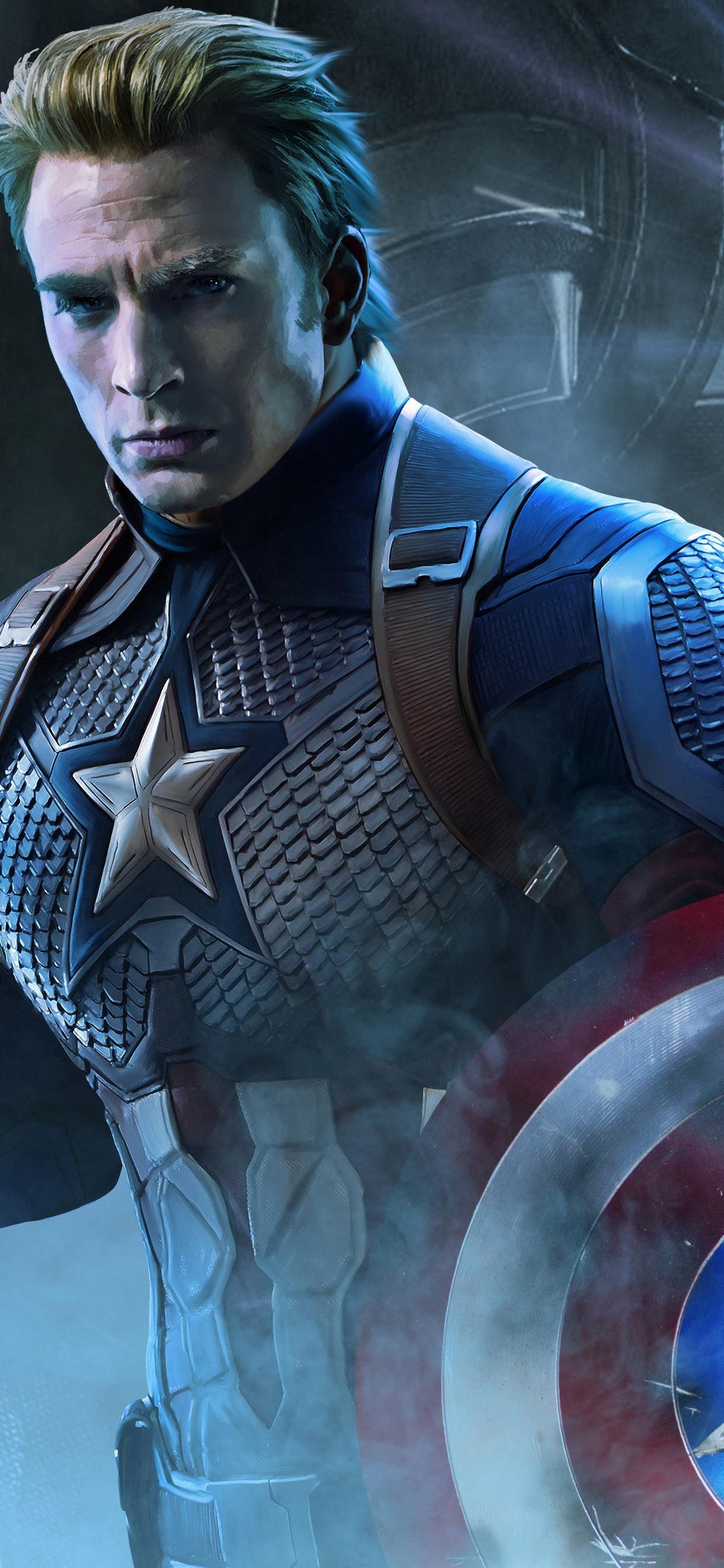Avengers: Endgame Captain America 4K Wallpaper