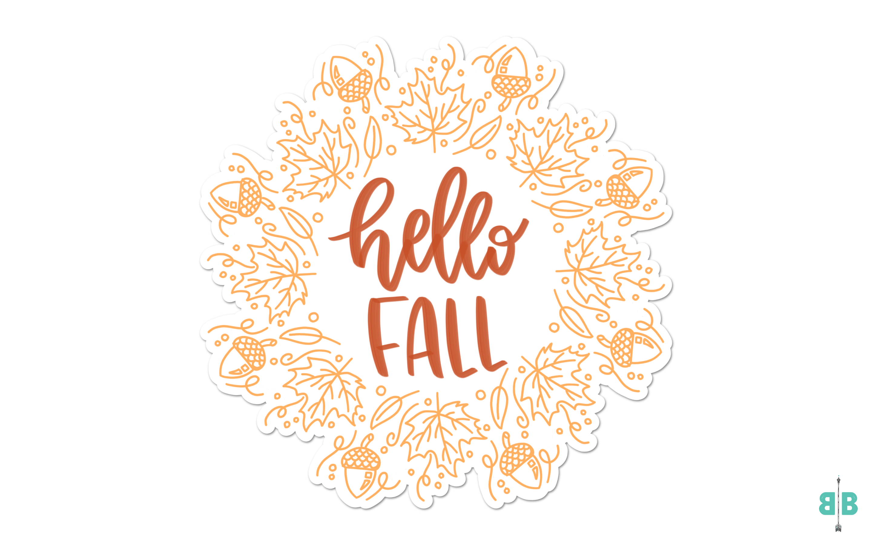 Hello Fall Desktop Wallpaper. Boho Berry, Boho Berry