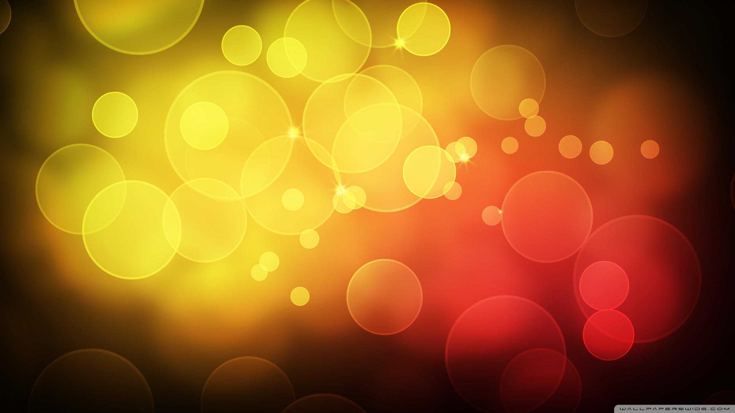 Yellow Red Bubbles ❤ 4K HD Desktop Wallpaper for 4K Ultra