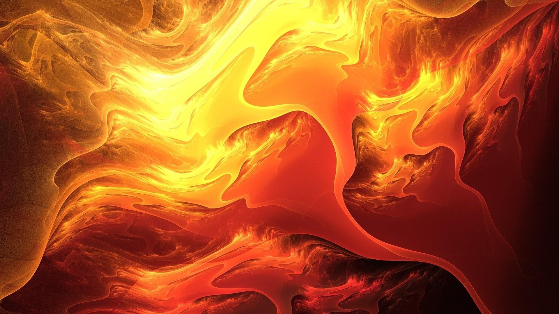 Abstract Fire Red Yellow Burning Picture Image HD Desktop