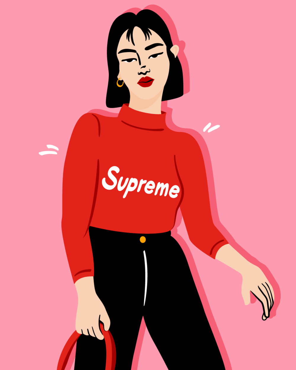 Supreme Girl Wallpaper (image in Collection)