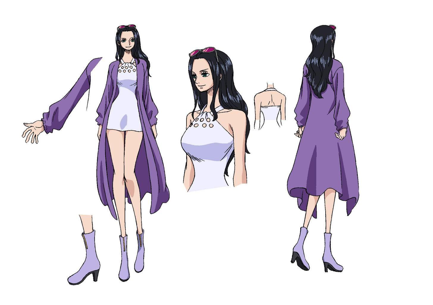 One Piece Stampede colored version of Oda's designs. One