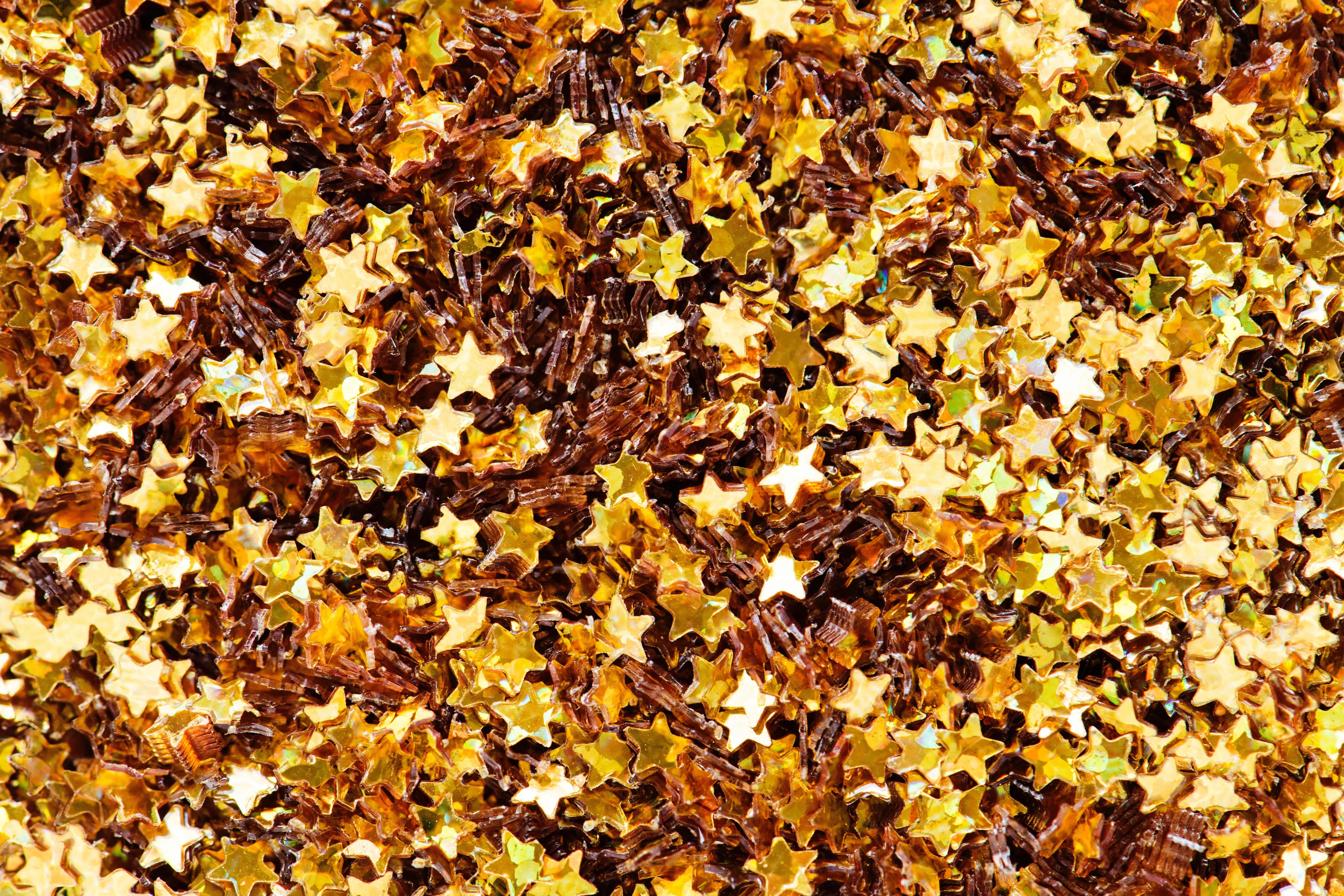 Gold Colored Star Confetti Lot · Free