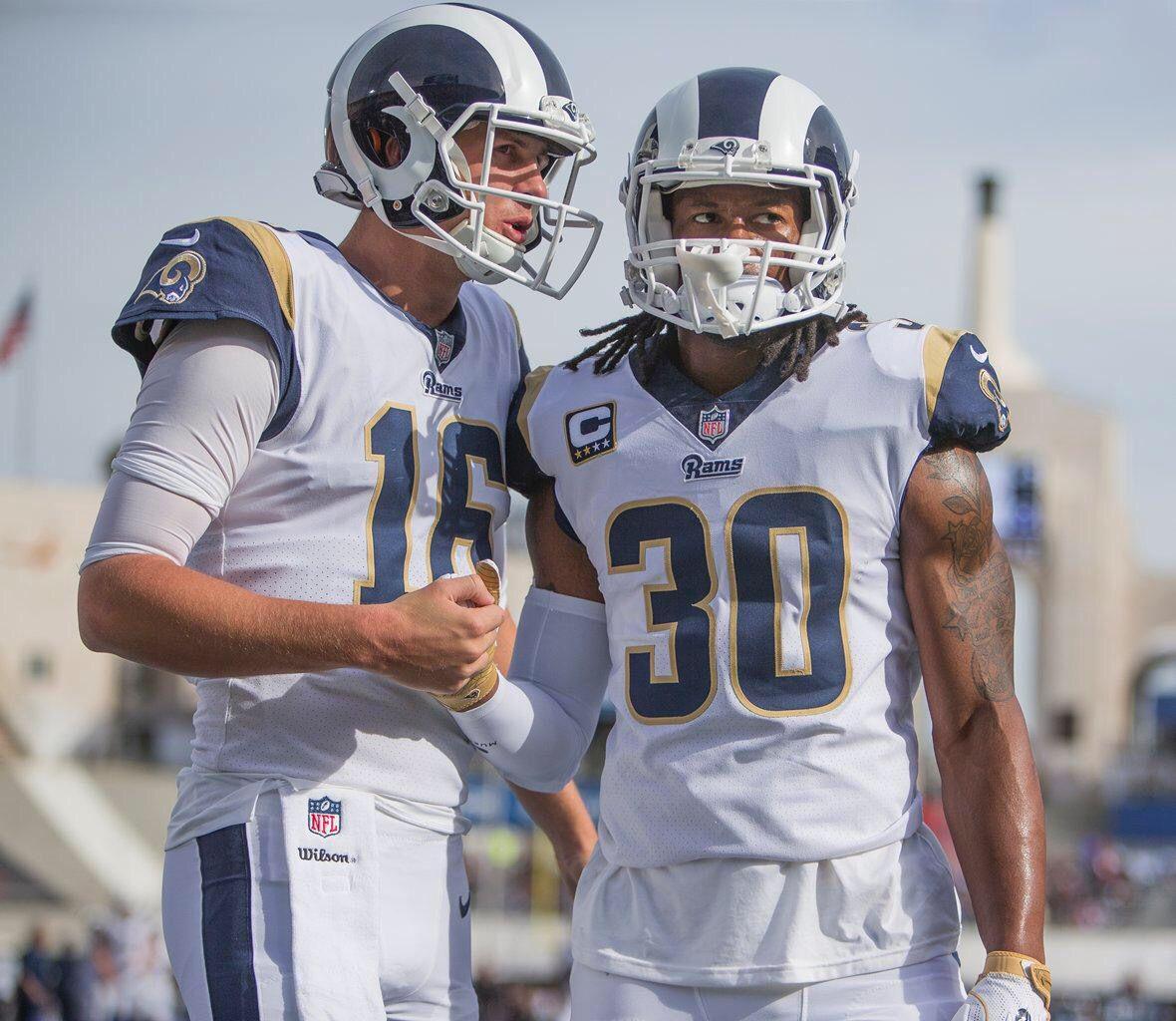 Jared Goff and Todd Gurley. NFL. Jared goff, Nfl rams