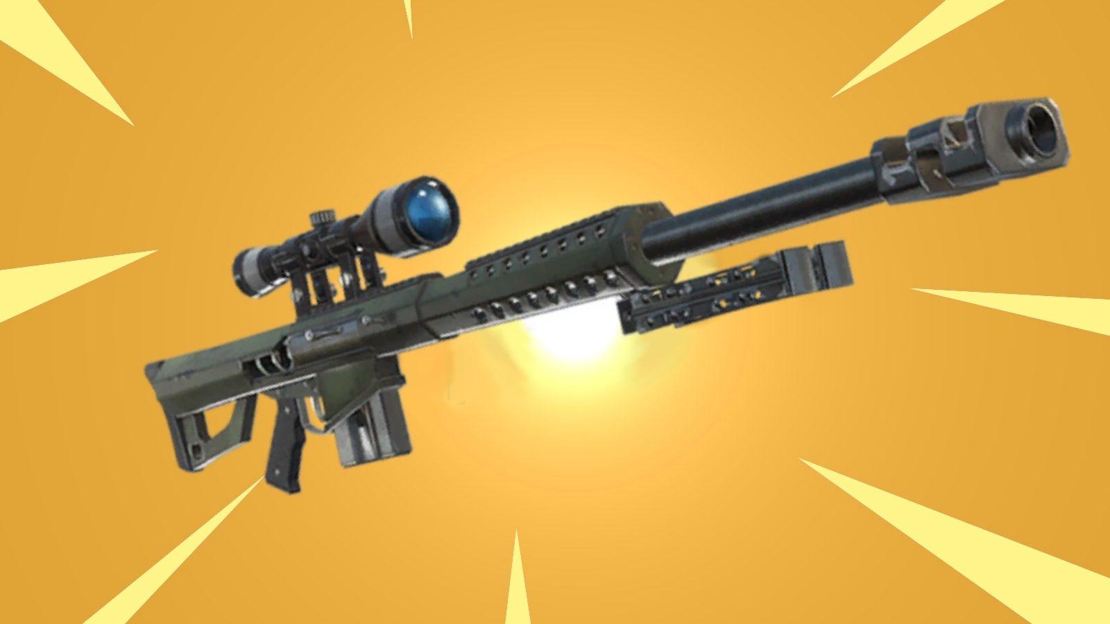 Leaked Footage of the New Heavy Sniper in Fortnite Battle