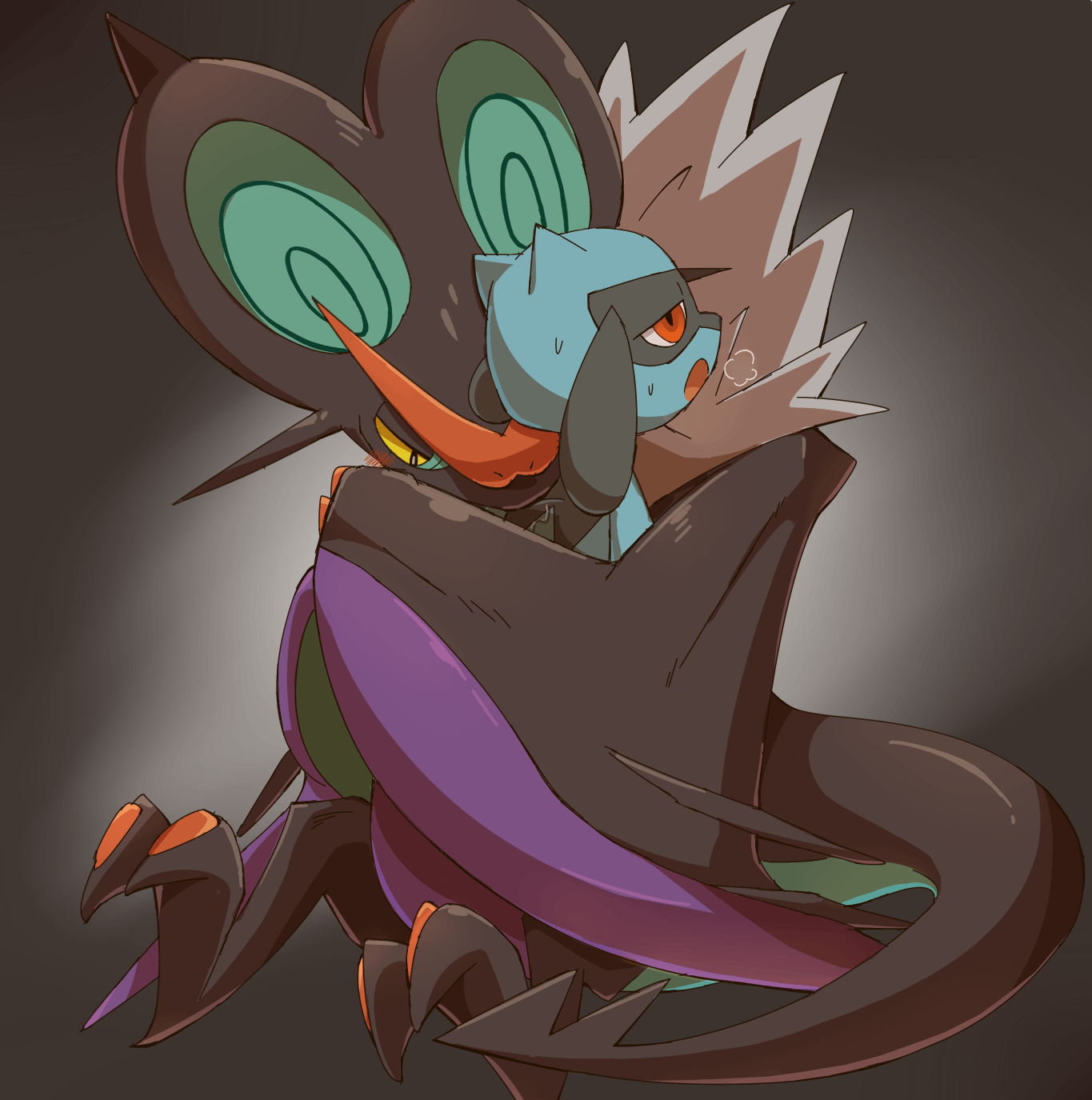 Noivern and riolu. Pokemon. Pokemon, Pokemon comics