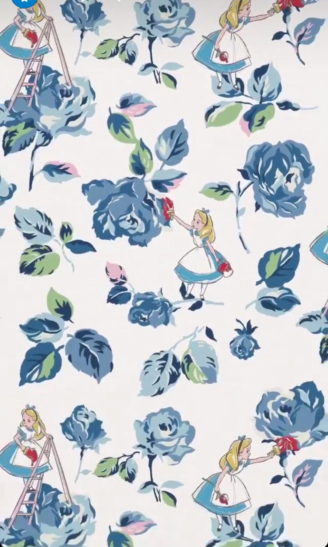 Alice pattern. Disney princess wallpaper, Alice in wonderland background, Disney wallpaper