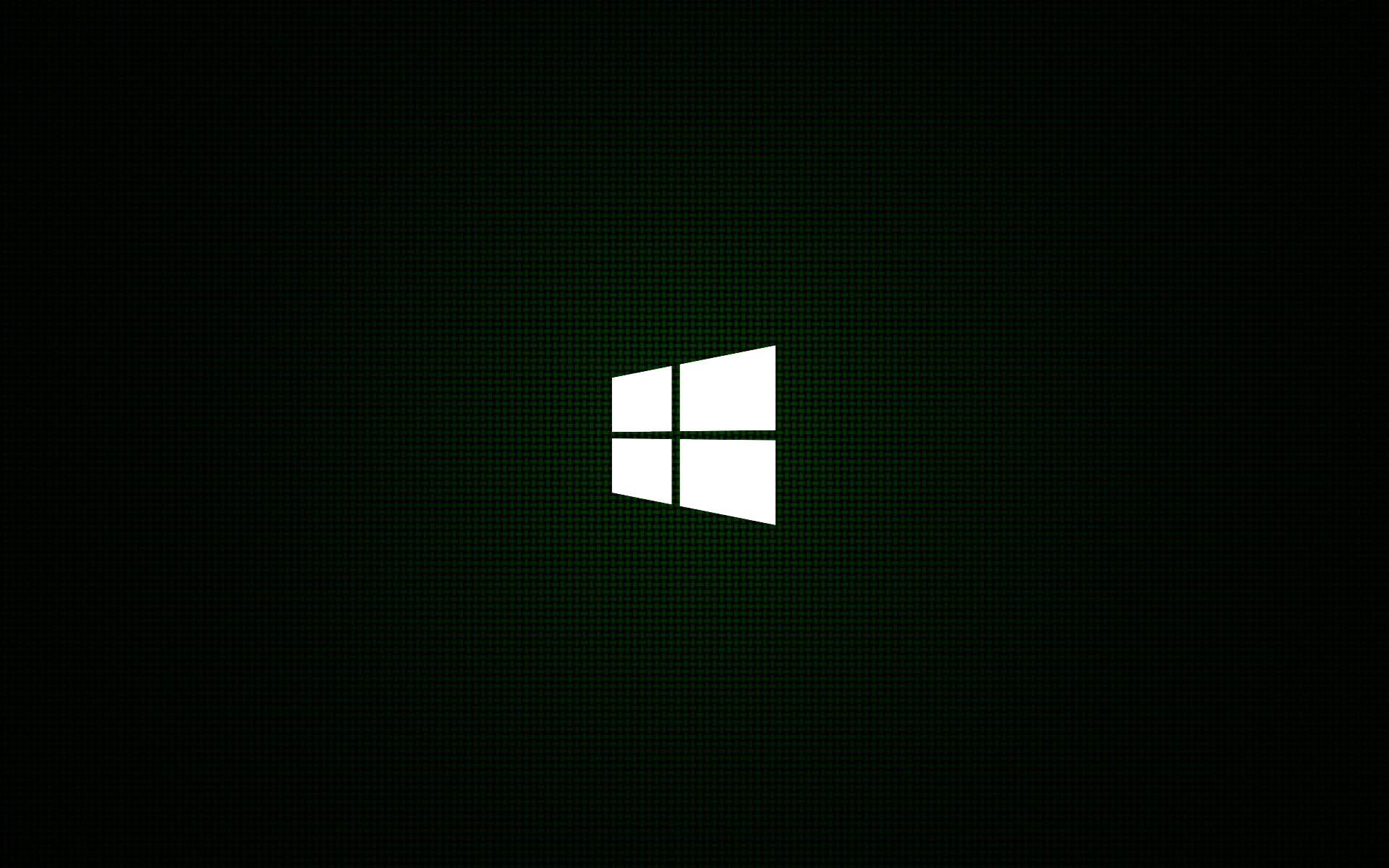 HD Green Minimal Windows 8 Logo