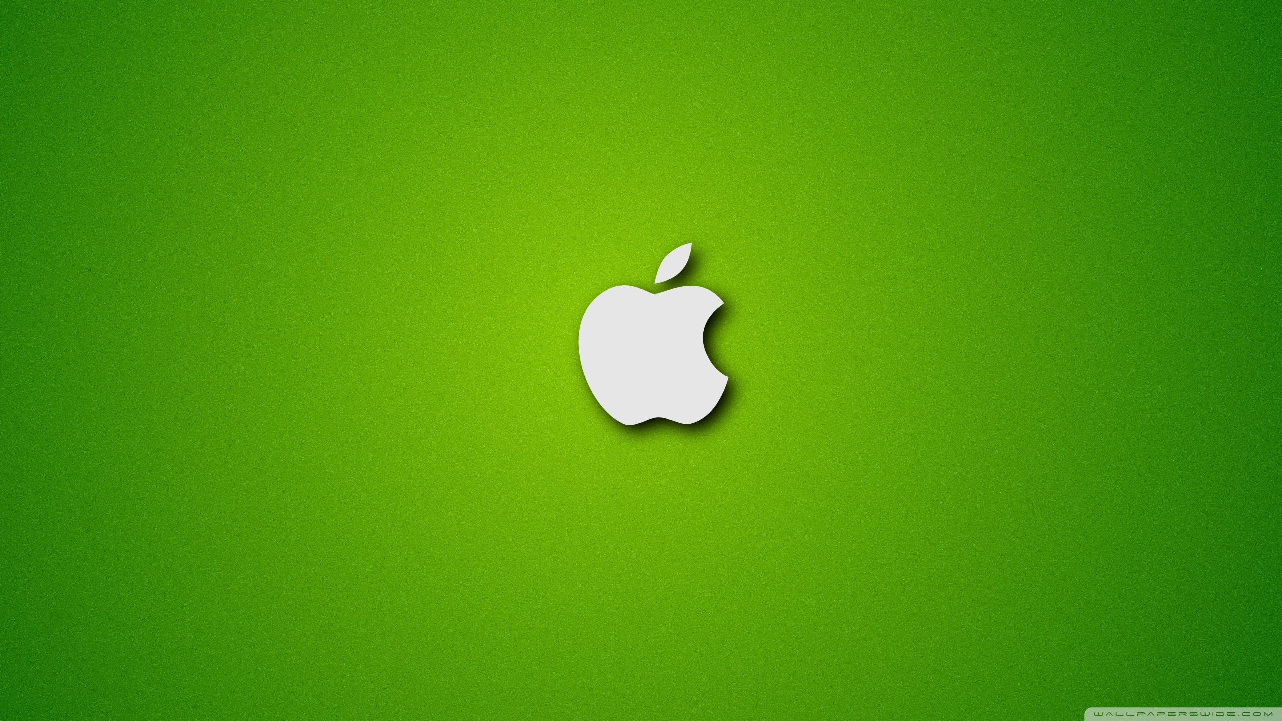 Apple Logo on Noisy Green Background ❤ 4K HD Desktop